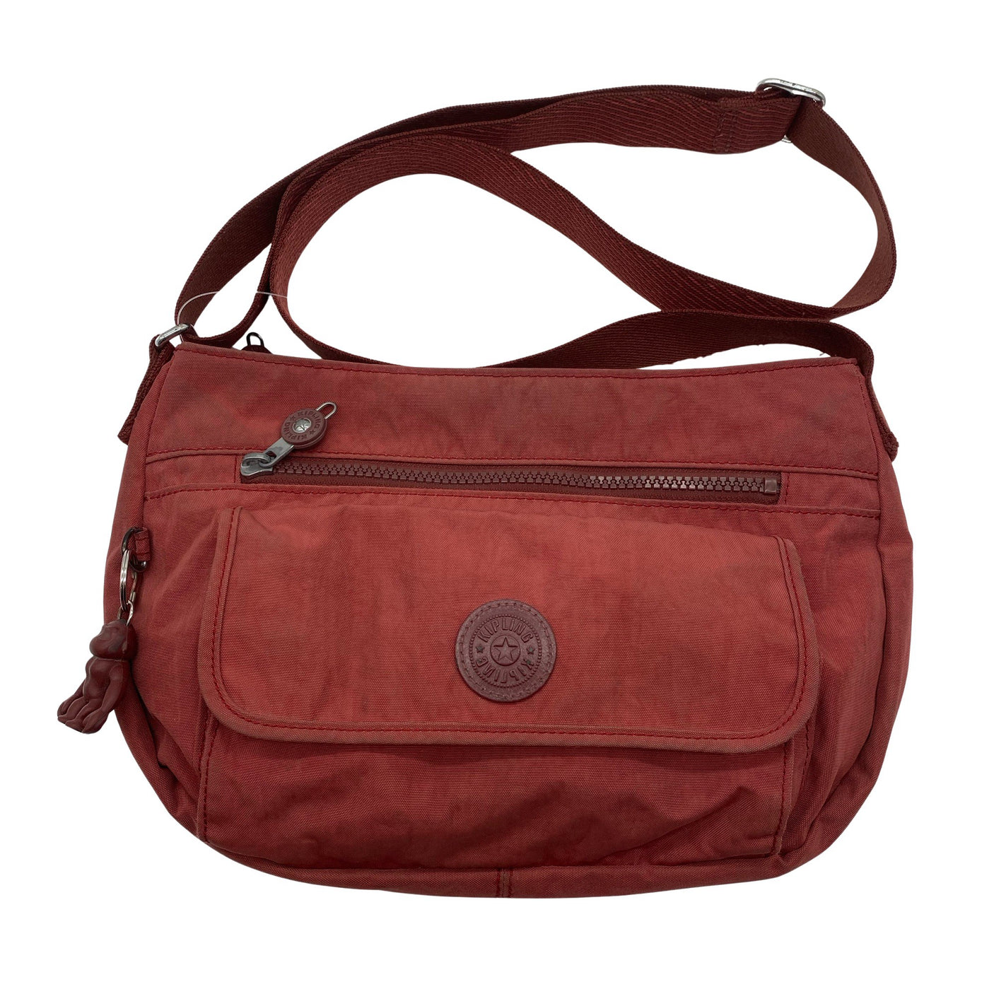 Naisten Kipling - Olkalaukku, koko Midi - Viininpunainen (1)