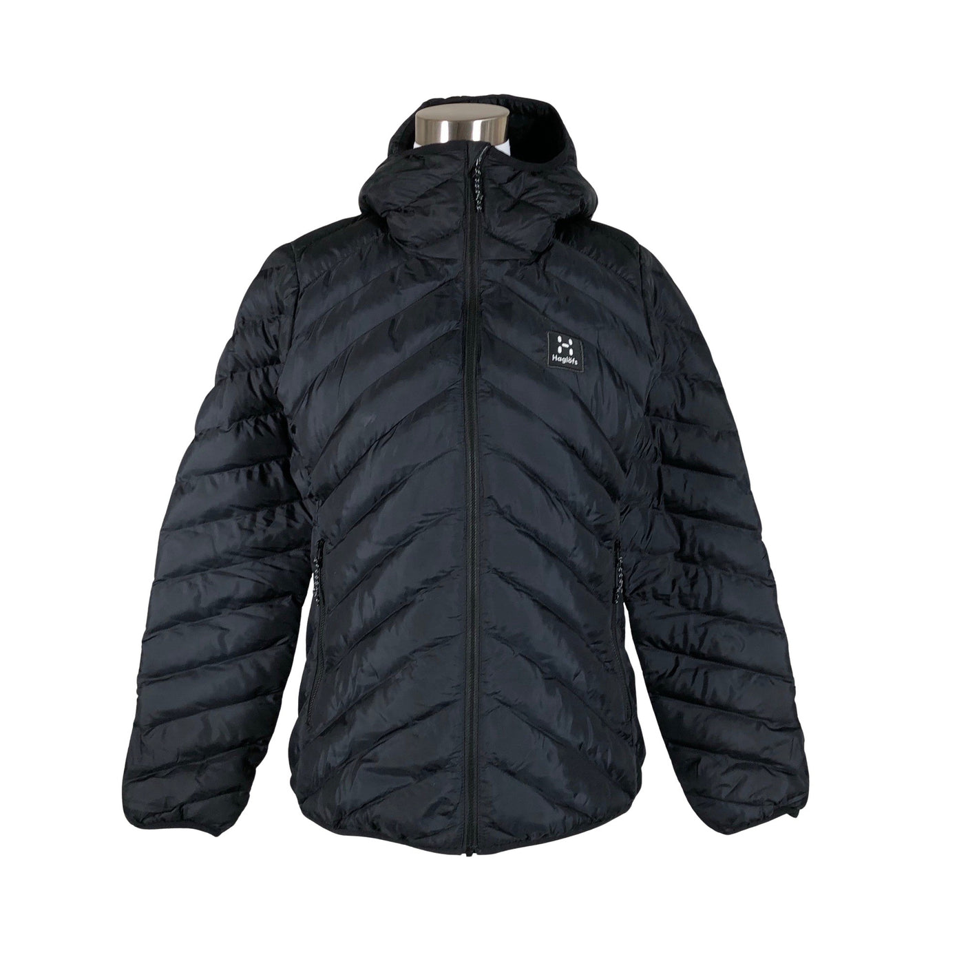 Naisten Haglöfs - Kevyttoppatakki, koko 38 - Musta (1)