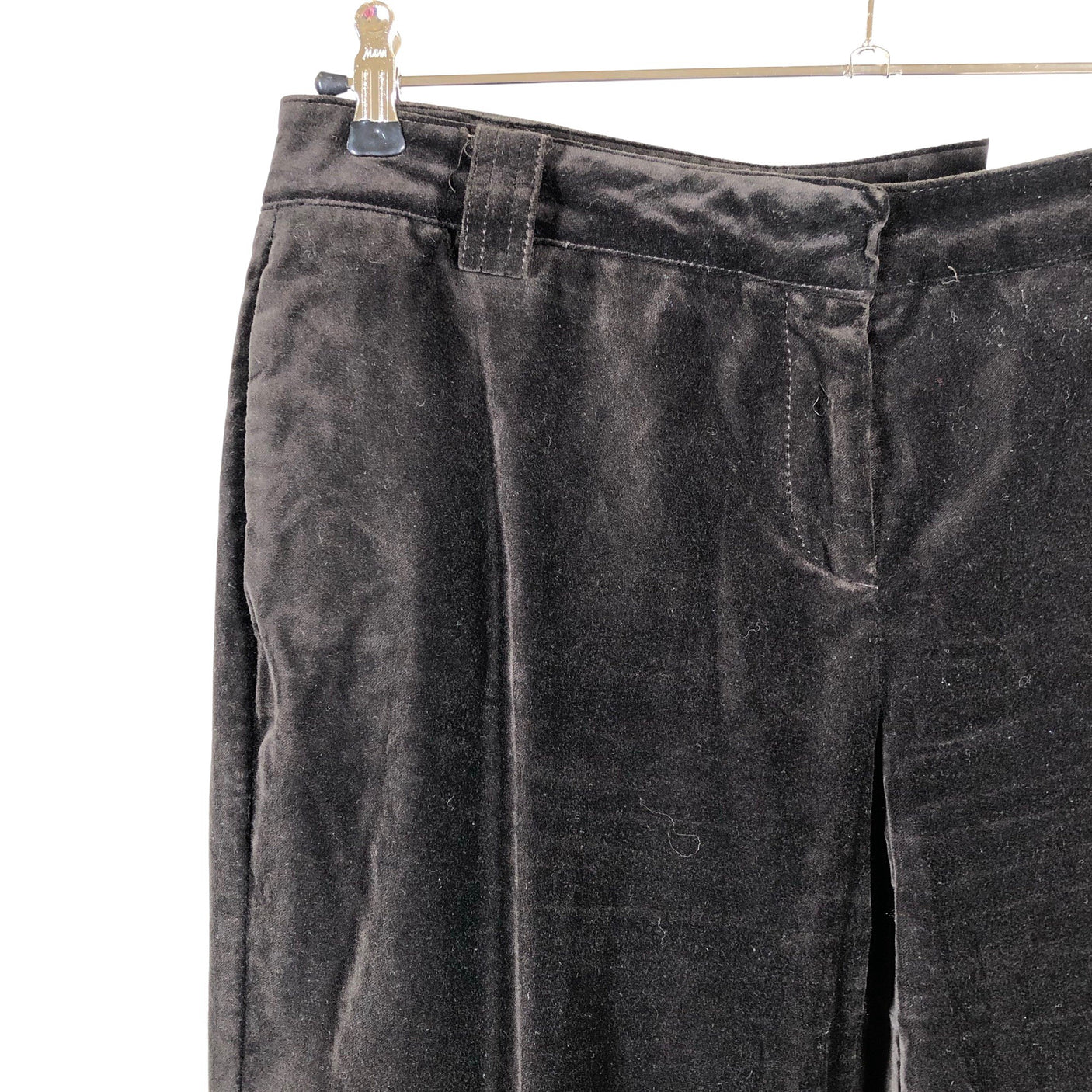 Naisten Burberry - Samettihousut, koko 40 - Ruskea (3)