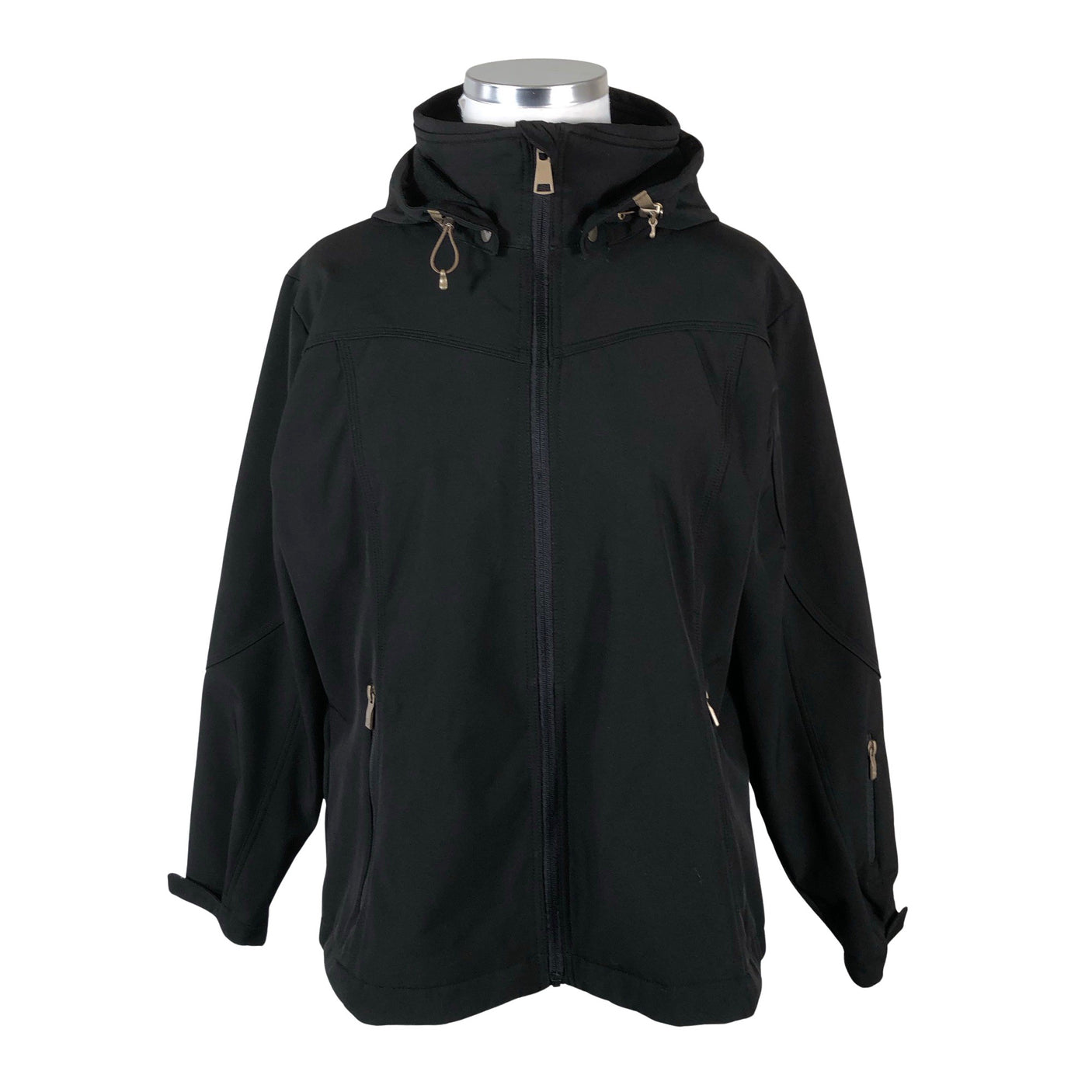 Naisten Luhta - Softshell-takki, koko 46 - Musta (1)