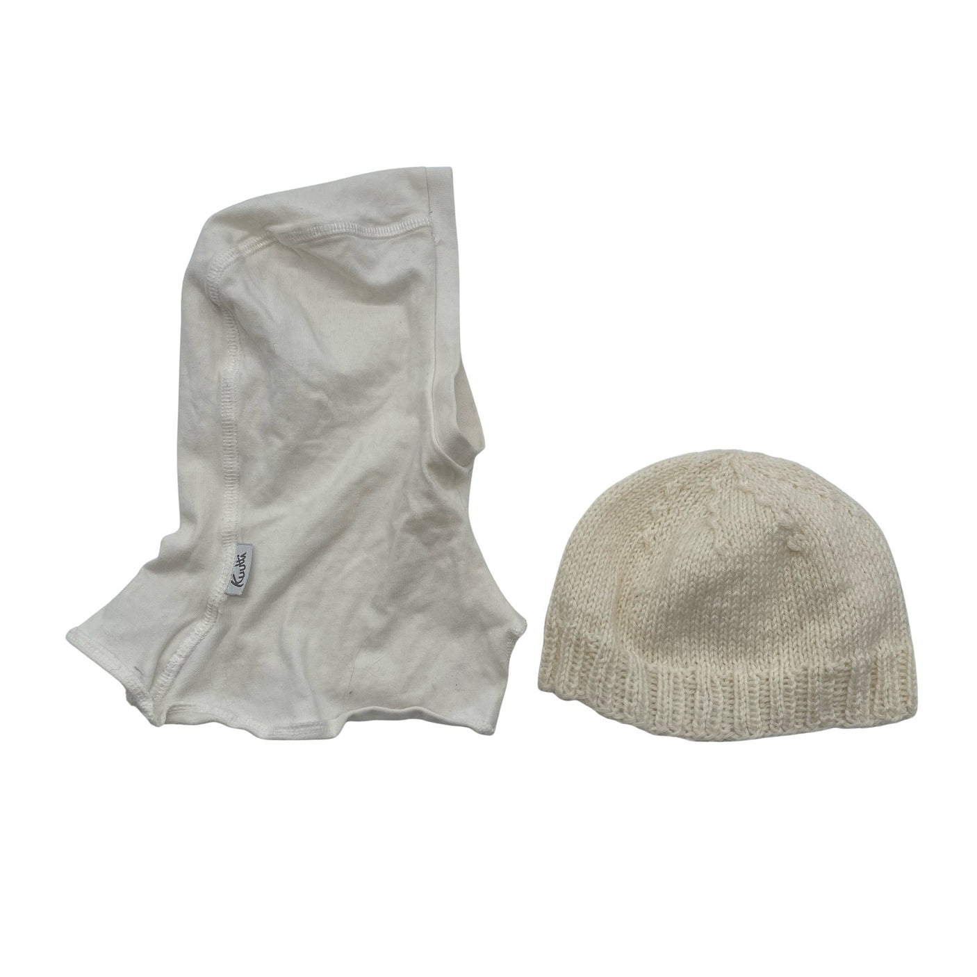 Unisex Kuutti - Kypärähattu, koko 44 - 46 cm - Luonnonvalkoinen (1)