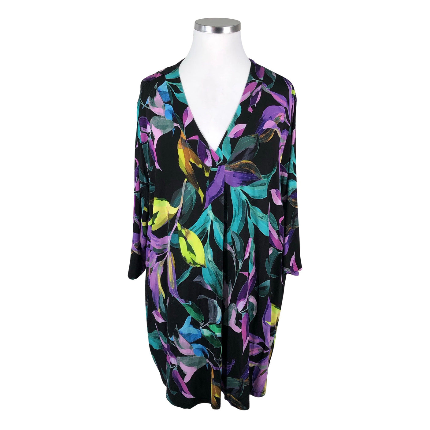 Naisten Ulla Popken - Trikoomekko, koko 54 - Musta (1)