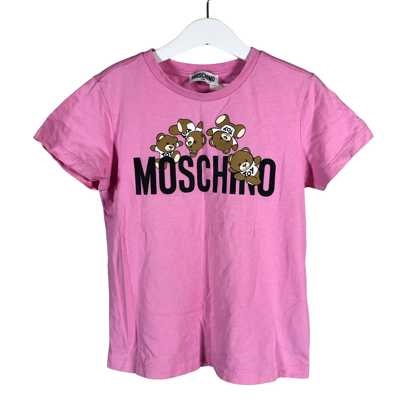 Tyttöjen Moschino Kid - T-paita, koko 122 - 128 - Vaaleanpunainen (1)