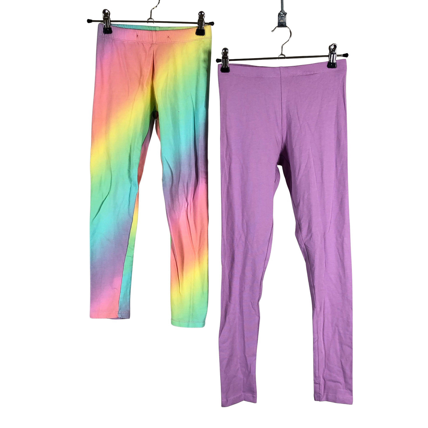 Tyttöjen Lindex - Leggingsit, koko 128 - 134 - Vaaleanpunainen (1)