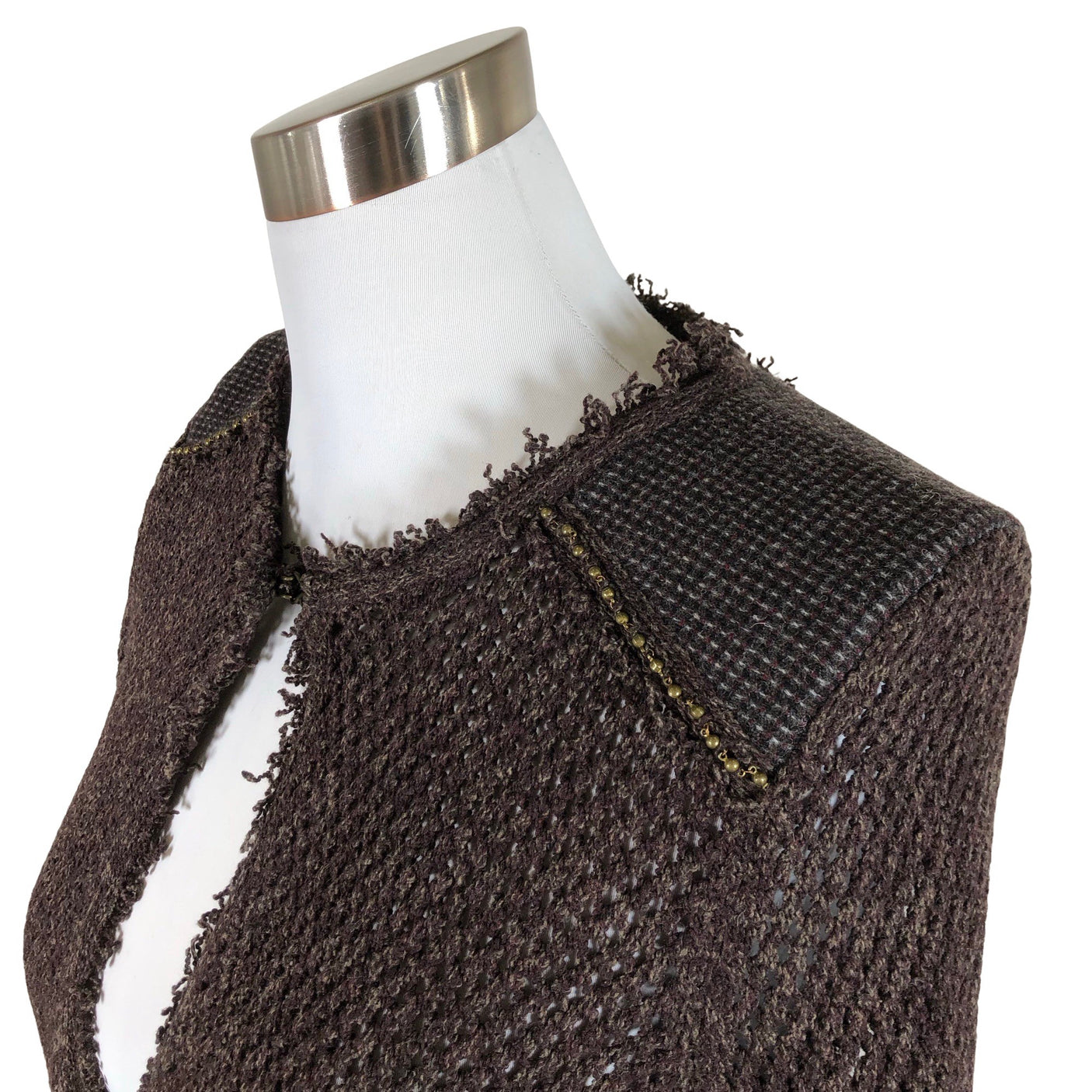 Naisten athé by Vanessa Bruno - Neuletakki, koko 40 - Ruskea (3)