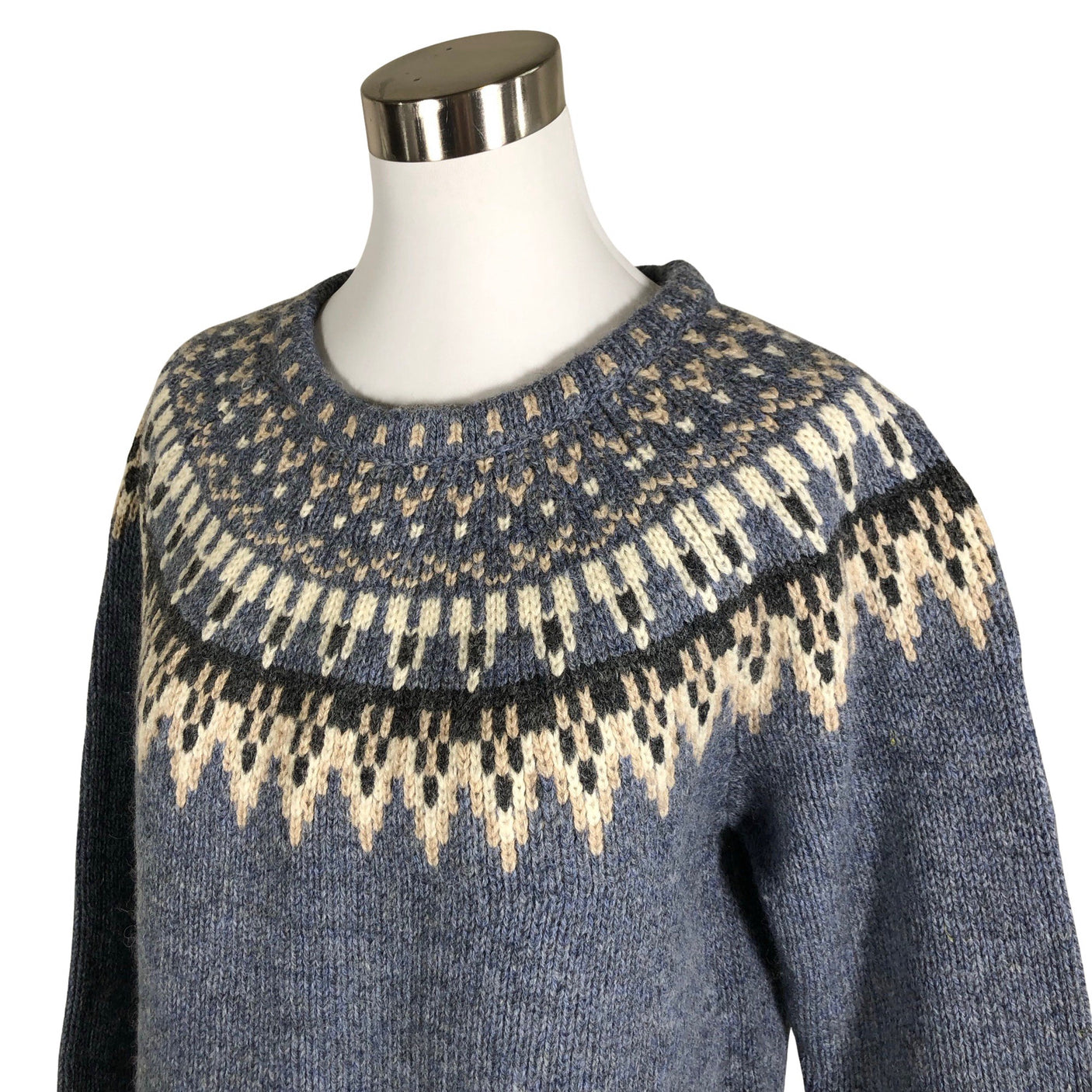 Naisten Jumperfabriken - Neulepaita, koko 40 - Vaaleansininen (3)