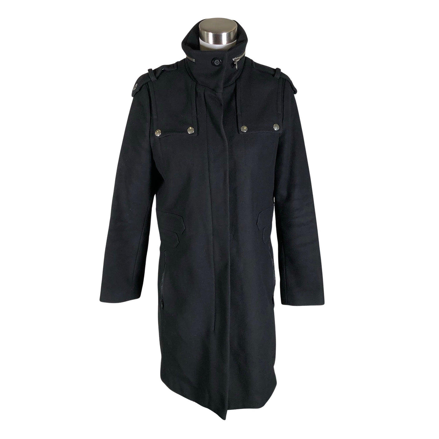 Naisten Filippa K. - Villakangastakki, koko 38 - Musta (1)