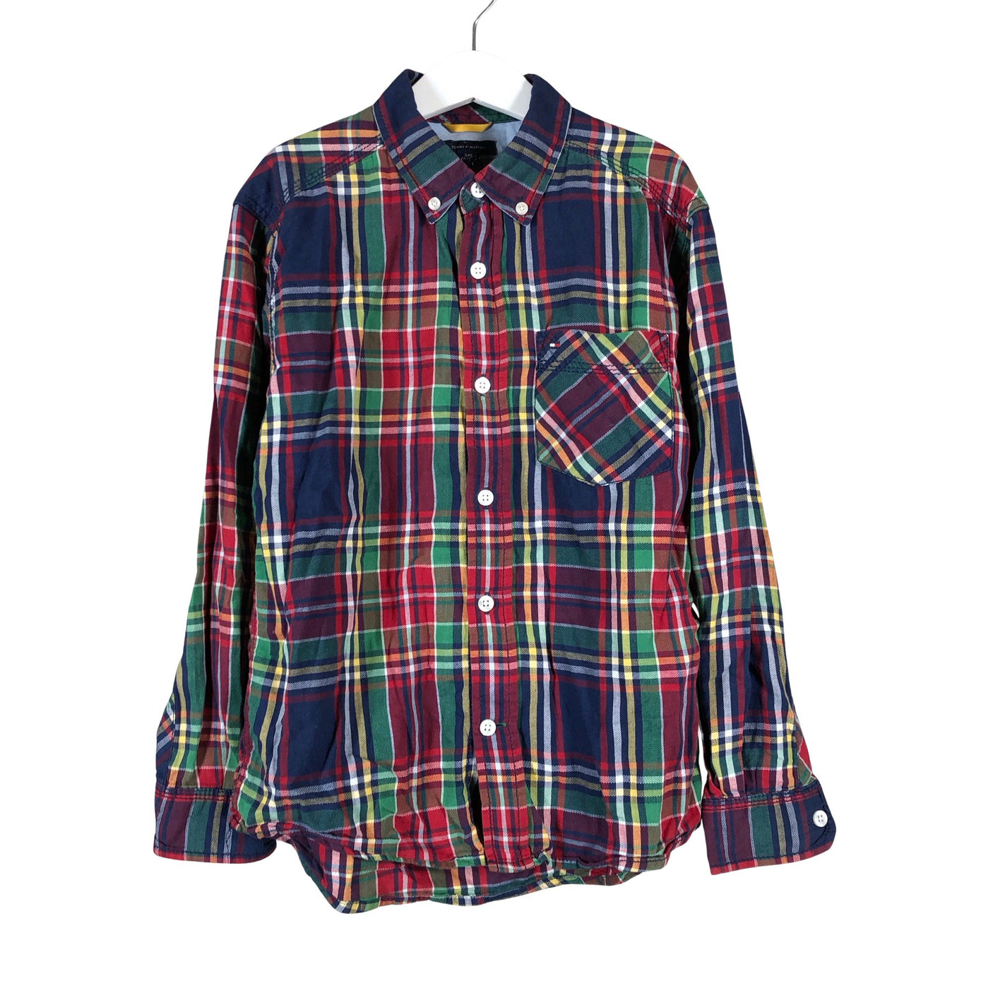 Poikien Tommy Hilfiger - Kauluspaita, koko 128 - 134 - Sininen (1)