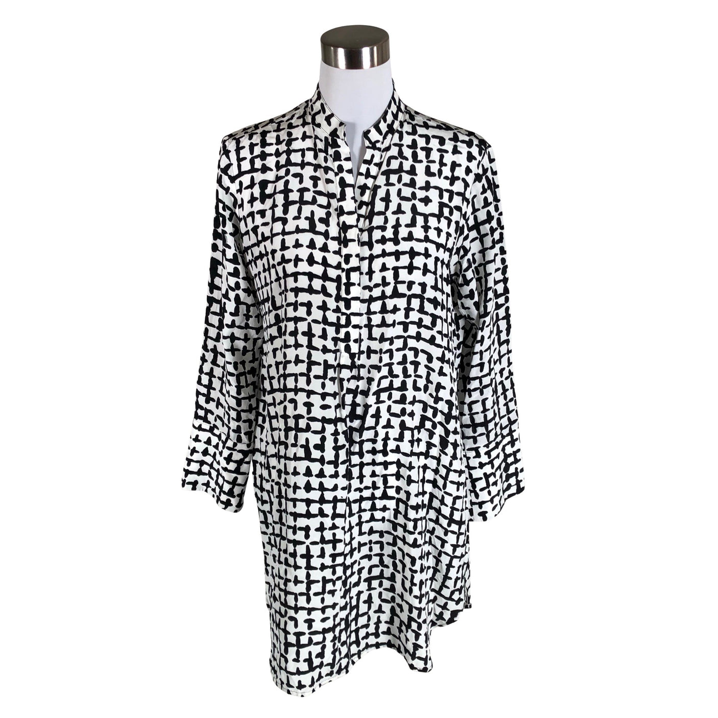 Naisten Marimekko - Sifonkimekko, koko 38 - Valkoinen (1)