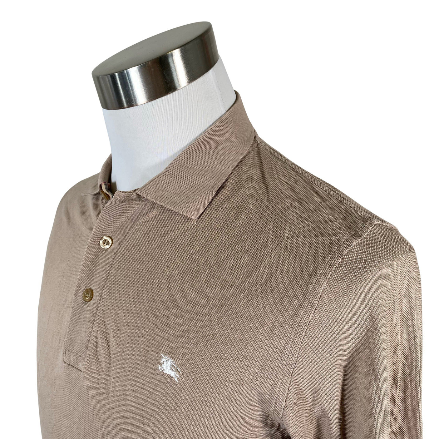 Miesten Burberry - Pikeepaita, koko S - Beige (3)
