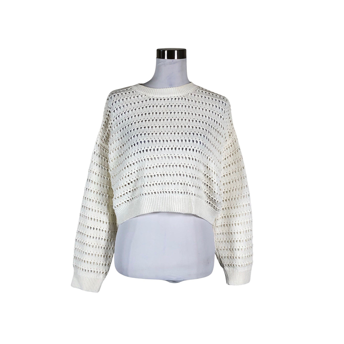 Naisten Massimo Dutti - Neulepaita, koko 36 - Luonnonvalkoinen (1)