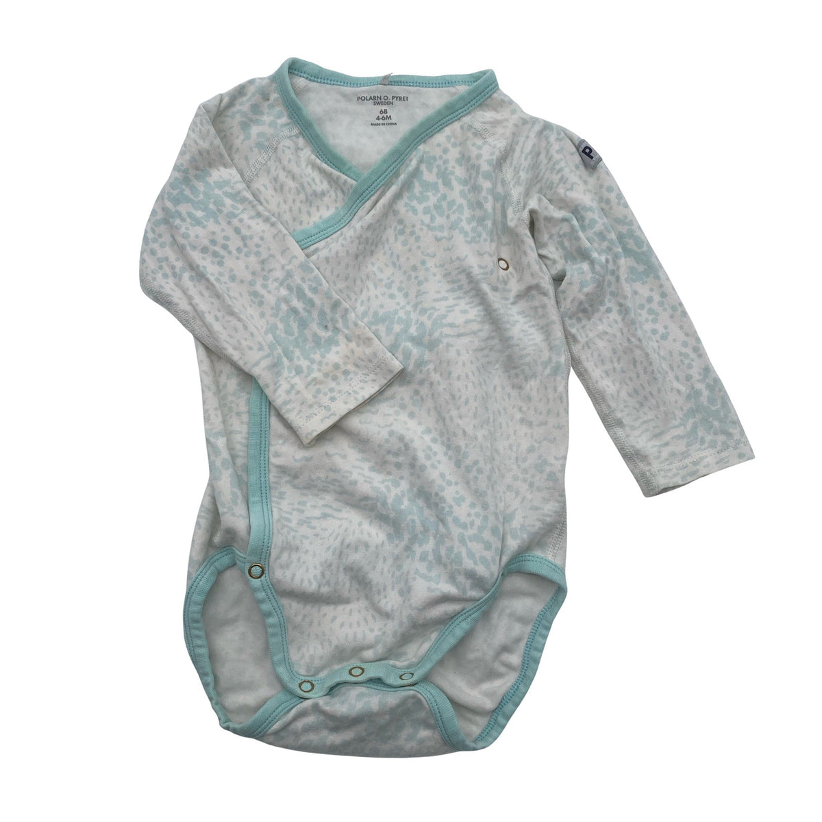 Unisex Polarn O. Pyret - Kietaisubody, koko 62 - 68 - Turkoosi (1)