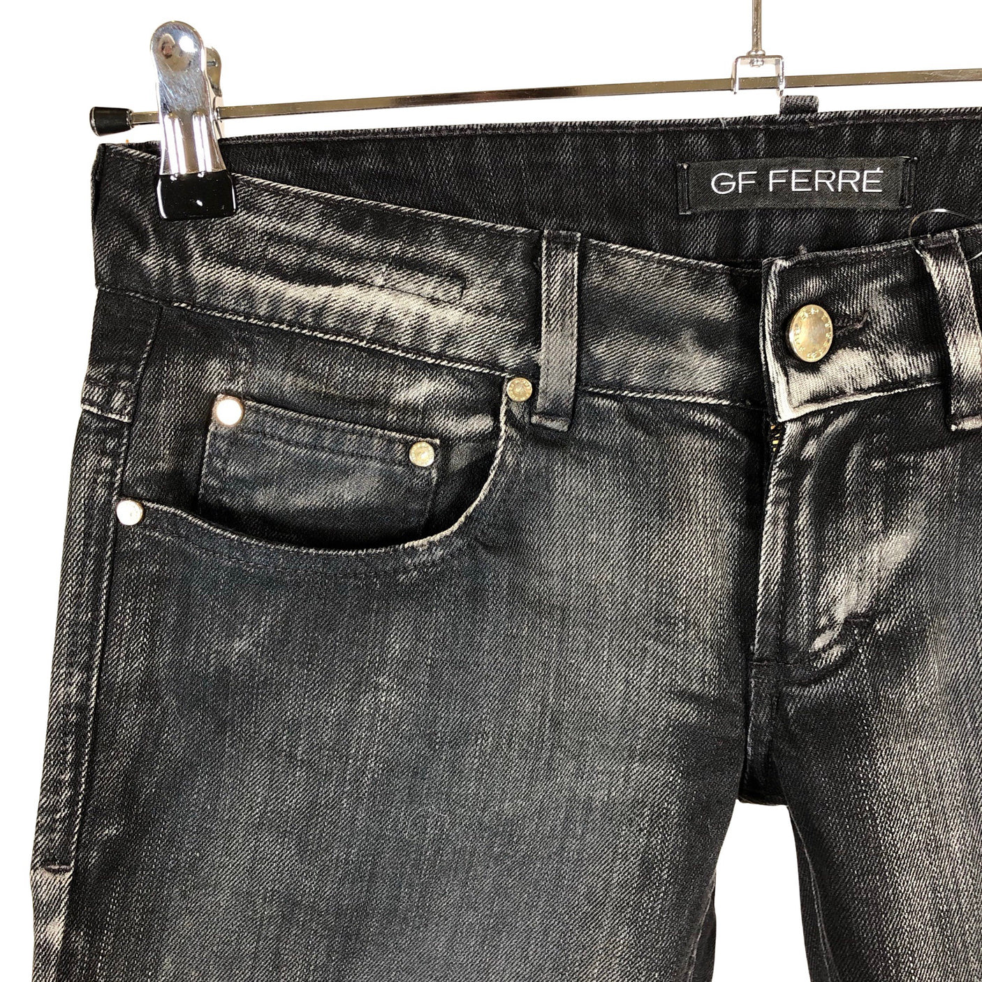 Naisten Gianfranco Ferre - Farkut, koko W26 - Harmaa (3)