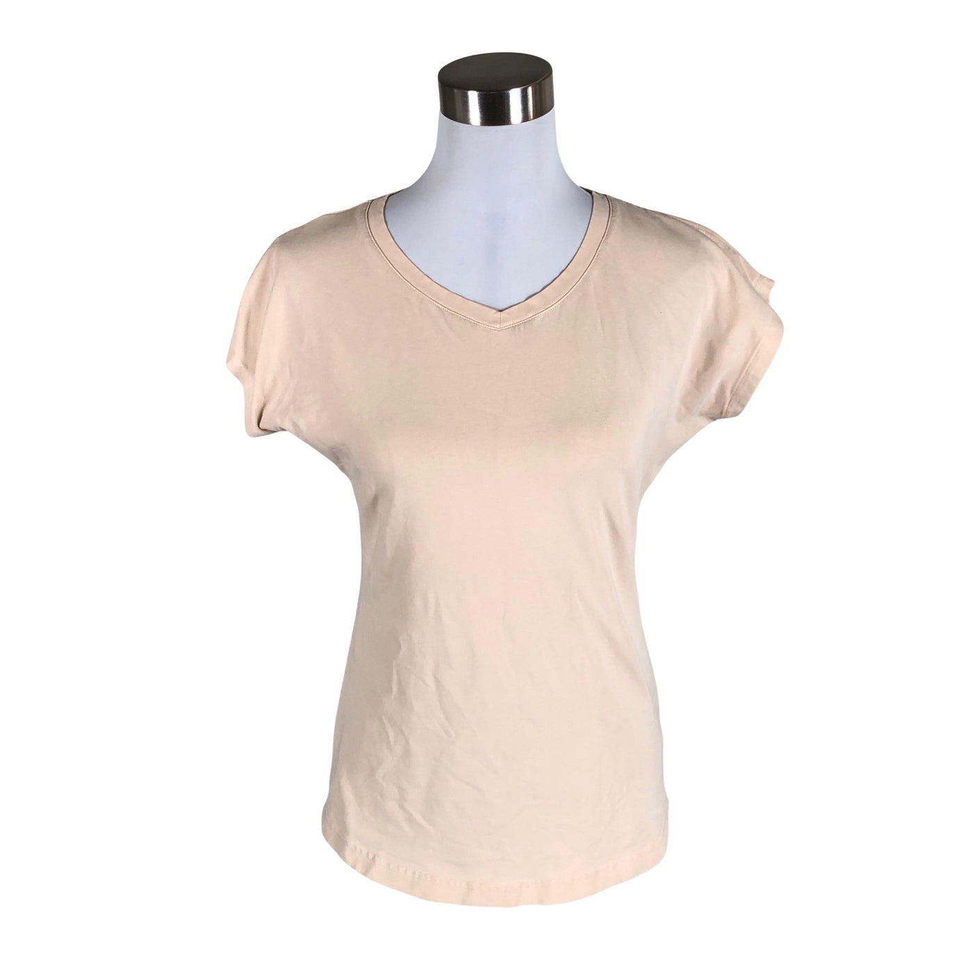 Naisten NOSH - T-paita, koko 34 - Beige (1)