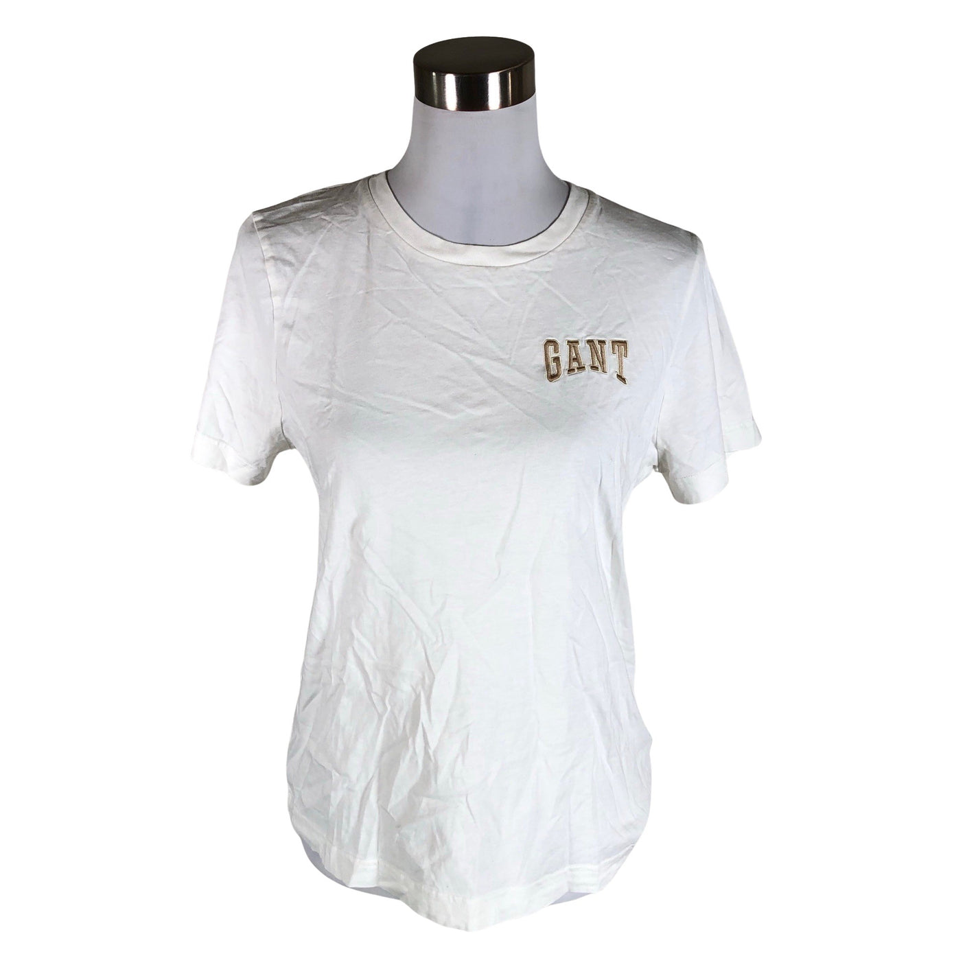 Naisten Gant - T-paita, koko 38 - Luonnonvalkoinen (1)