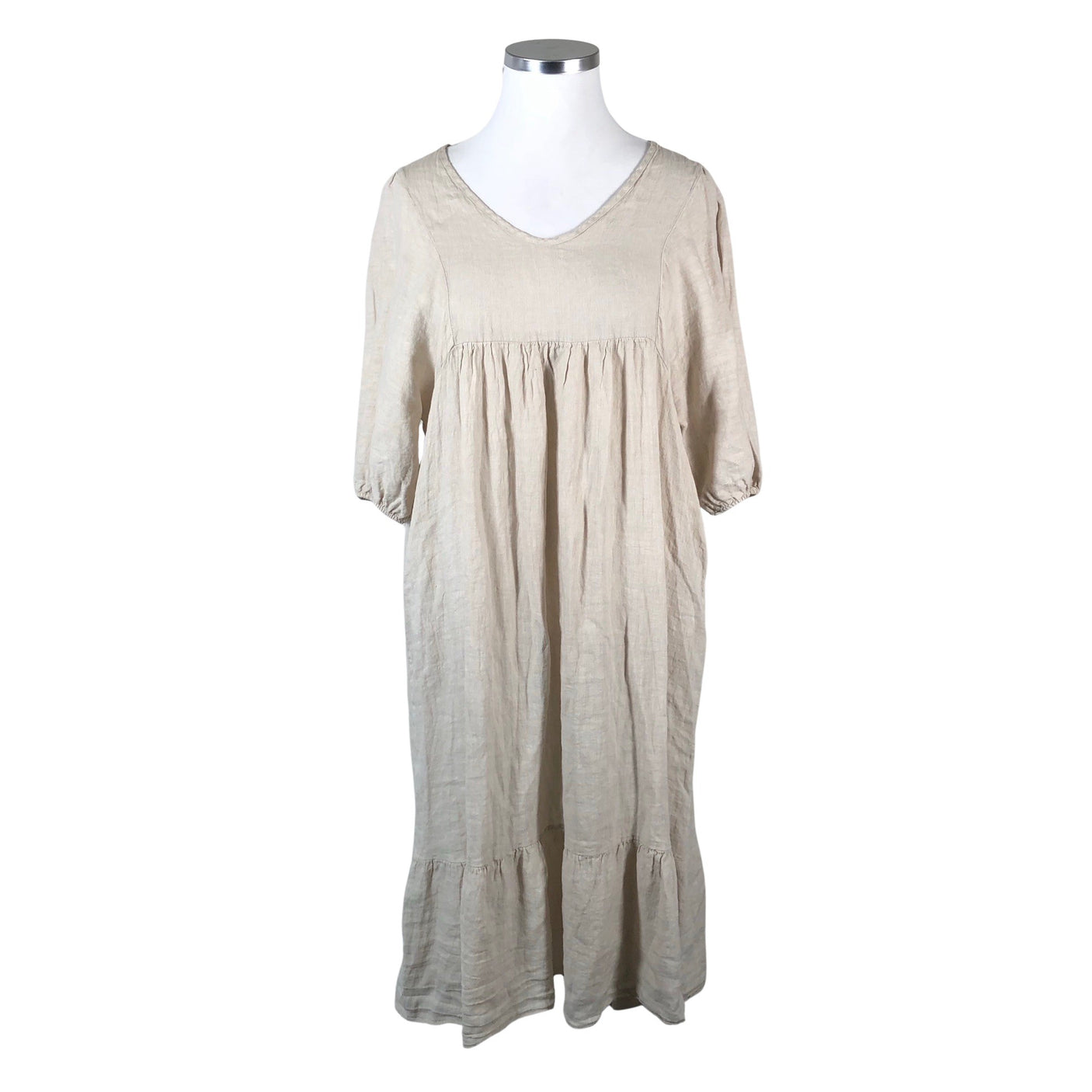 Naisten Wilhelmiina - Kangasmekko, koko 46 - Beige (1)