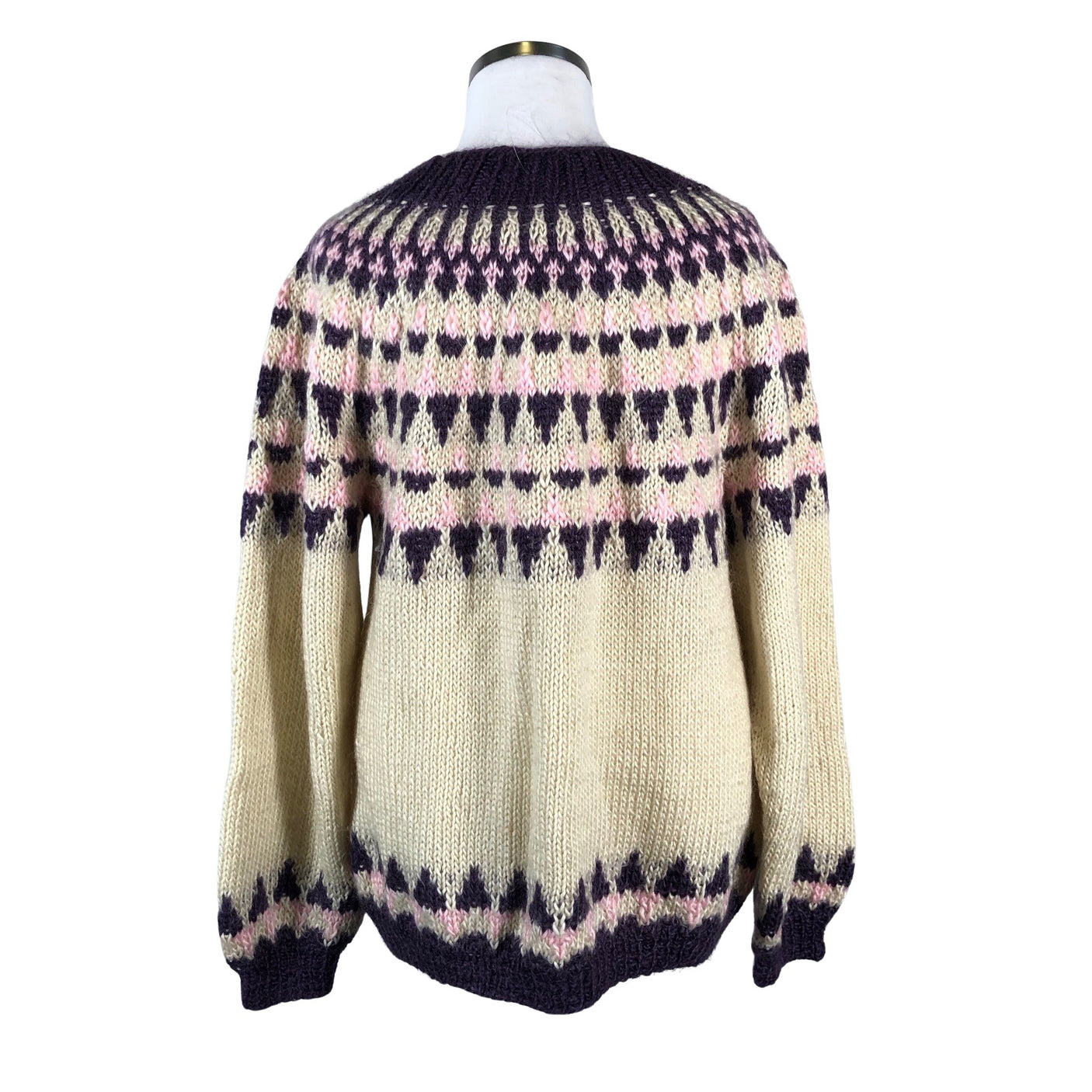 Naisten Handmade - Neulepaita, koko 44 - Luonnonvalkoinen (2)