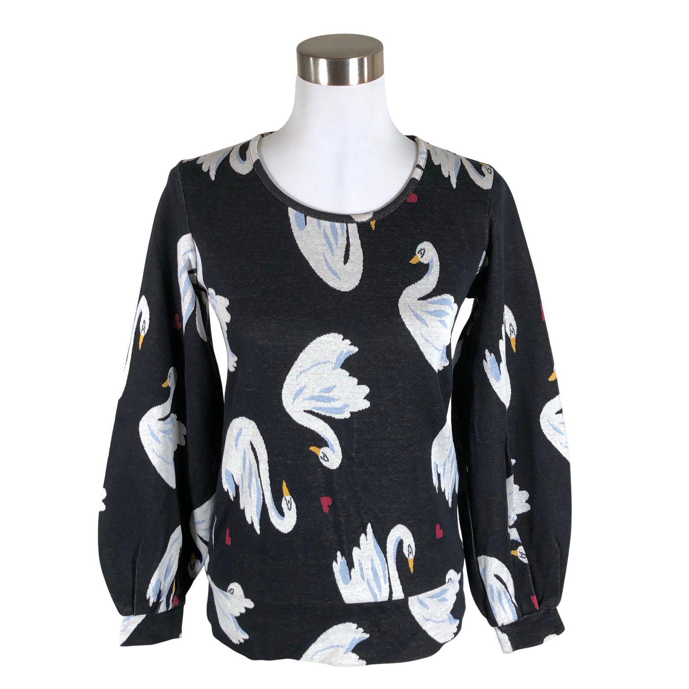 Naisten NOSH - Trikoopaita, koko 34 - Musta (1)