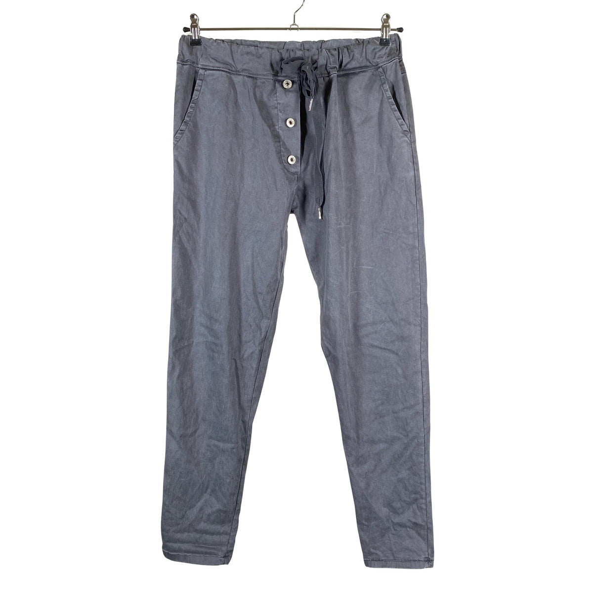 Naisten Perfect Jeans - Kangashousut, koko 40 - Harmaa (1)