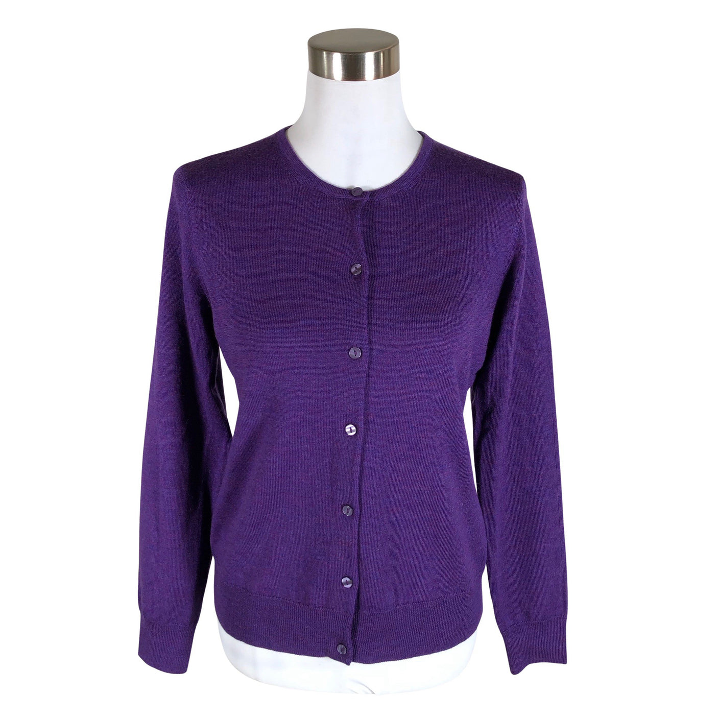 Naisten Global - Neuletakki, koko 38 - Violetti (1)