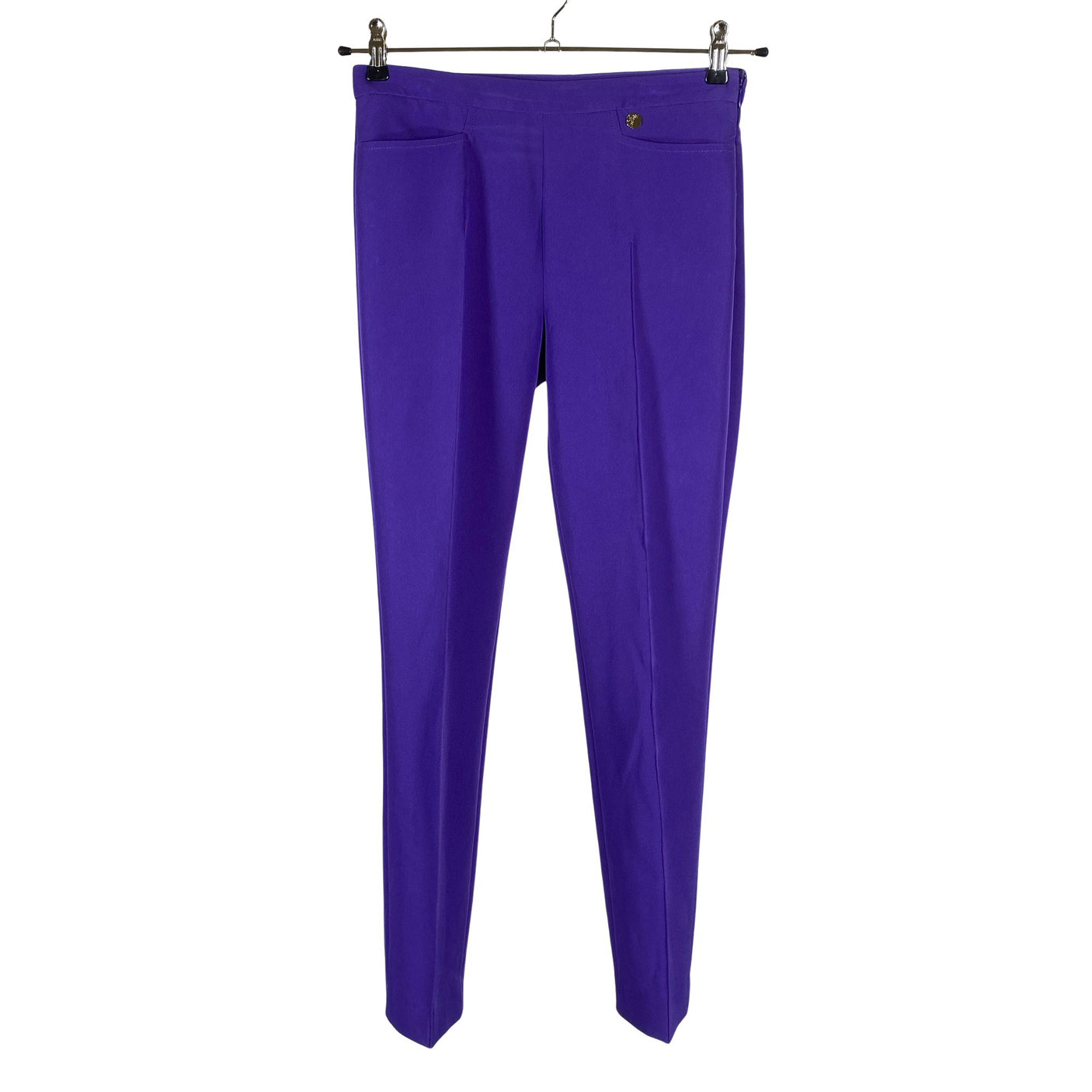 Naisten Versace Collection - Kangashousut, koko 38 - Violetti (1)