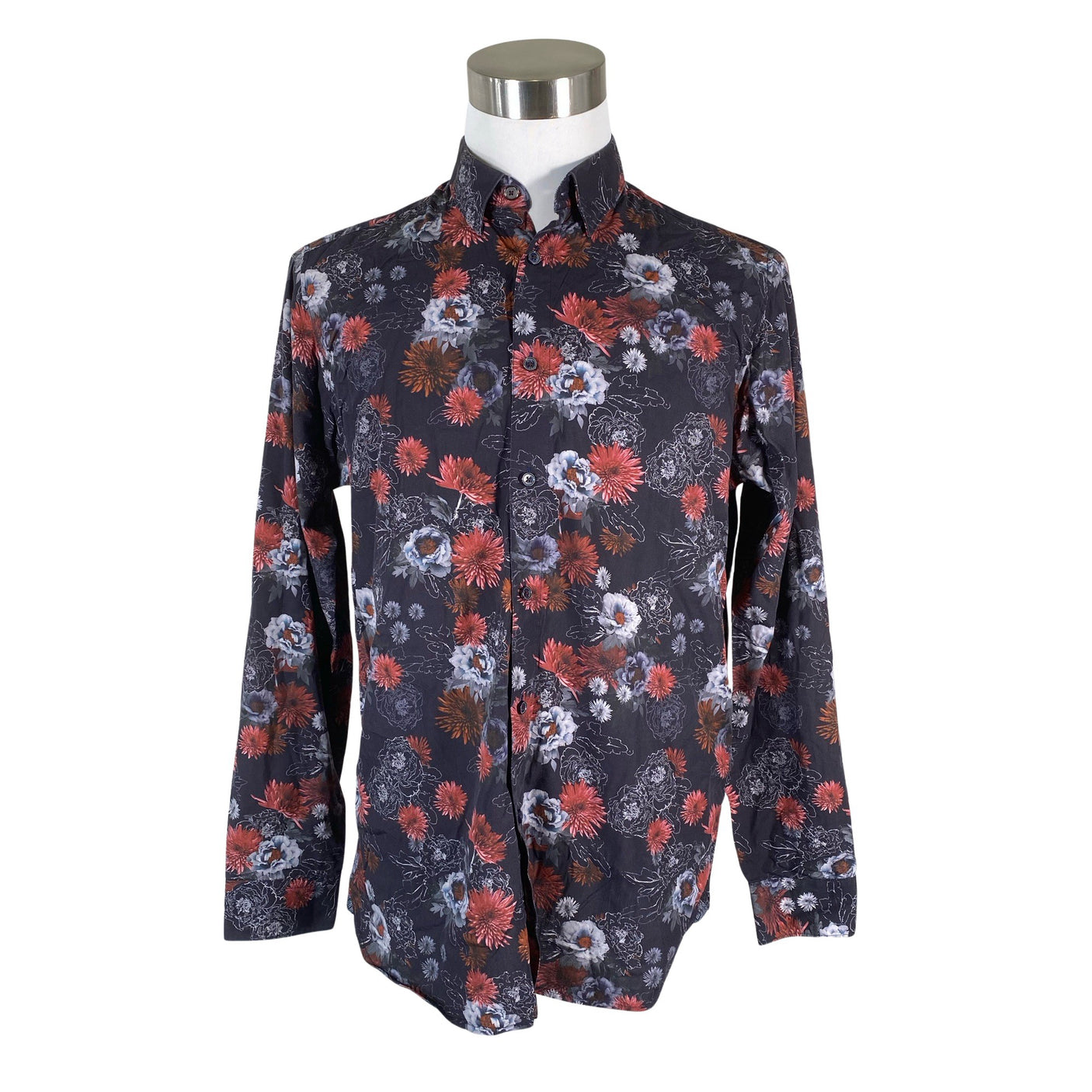 Miesten Ted Baker - Kauluspaita, koko L - Sininen (1)