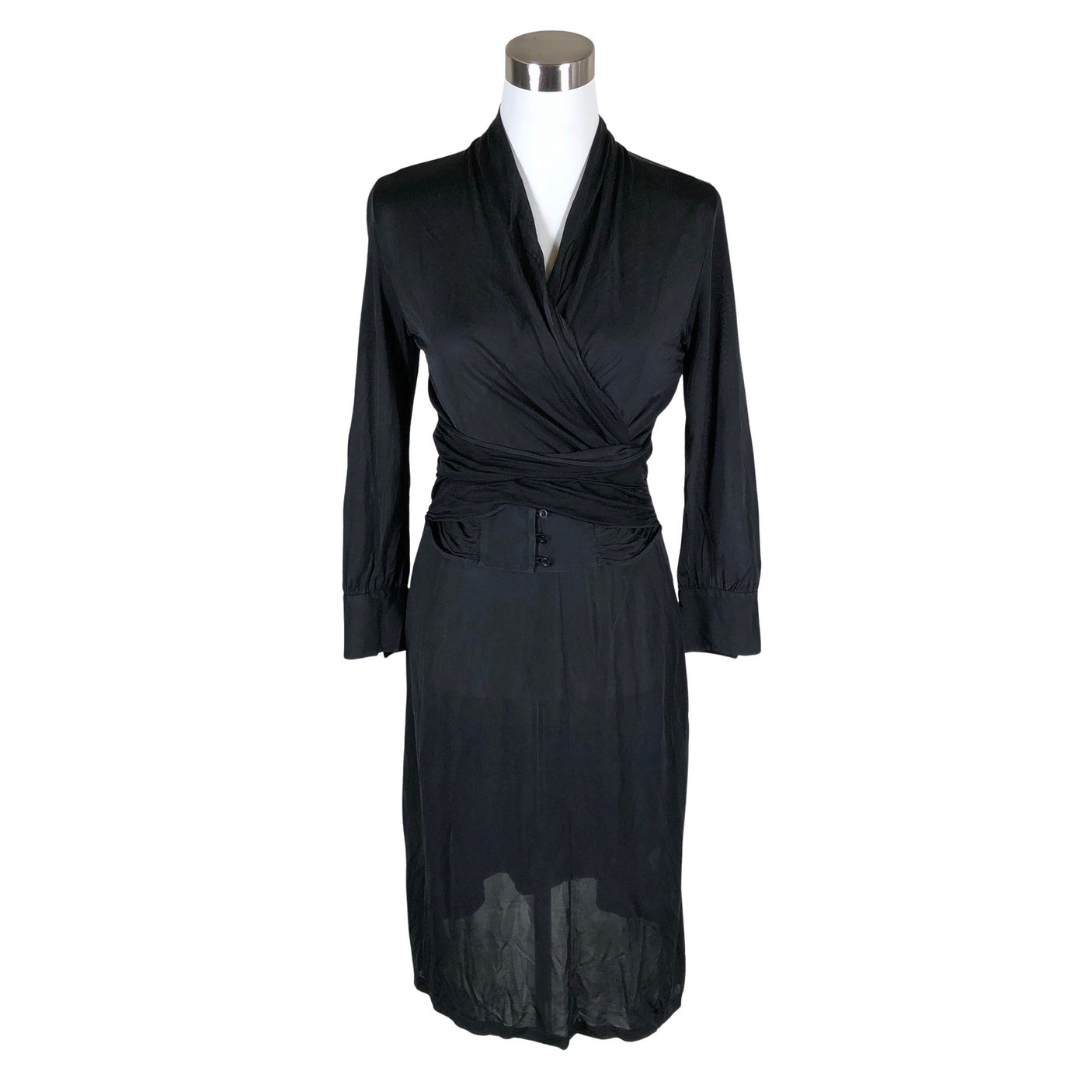 Naisten Sand - Sifonkimekko, koko 34 - Musta (1)