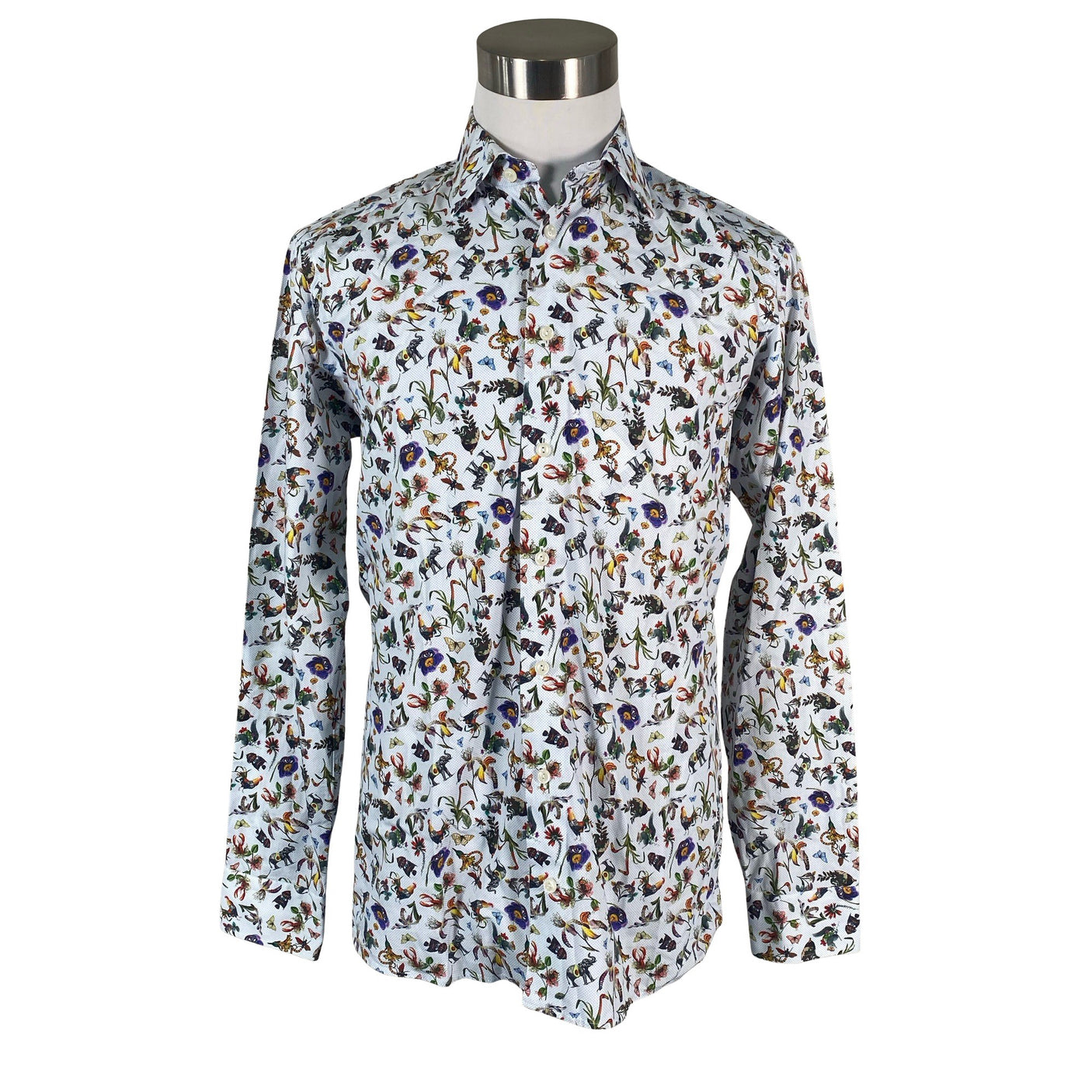 Miesten Eton - Kauluspaita, koko L - Vaaleansininen (1)