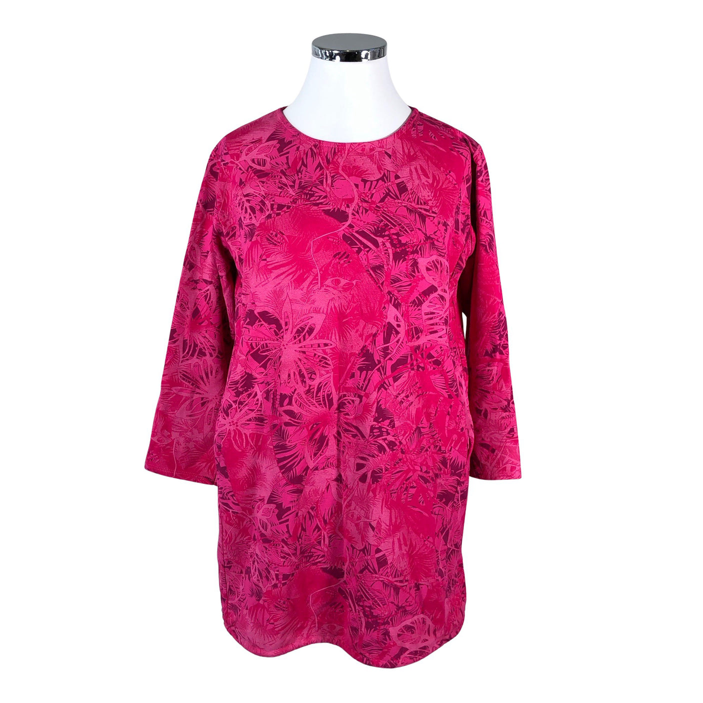 Naisten Kotirouva - Trikoomekko, koko 42 - Pinkki (1)