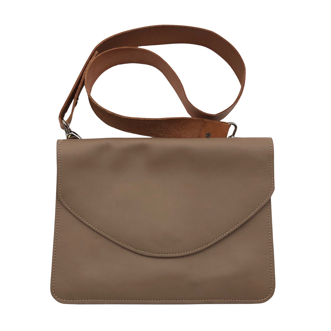 Naisten PIHKA Collection - Olkalaukku, koko Midi - Beige (1)