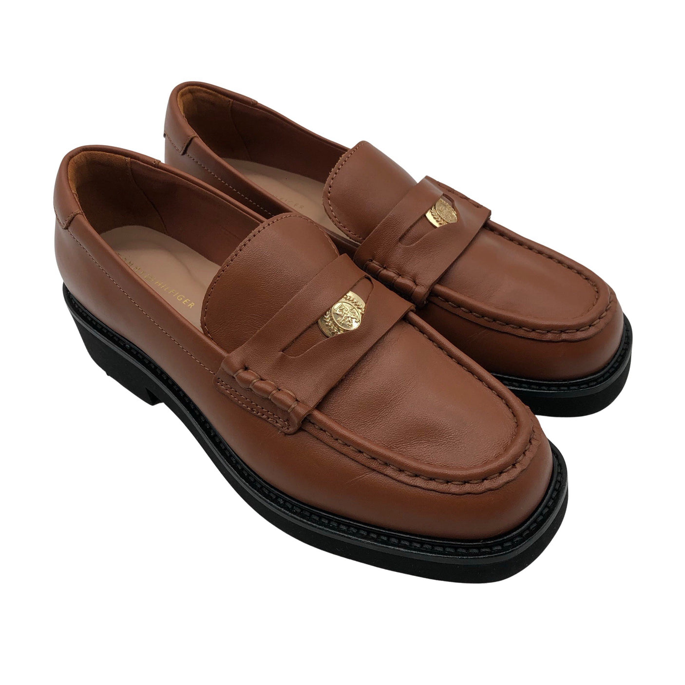 Naisten Tommy Hilfiger - Loaferit, koko 37 - Ruskea (3)