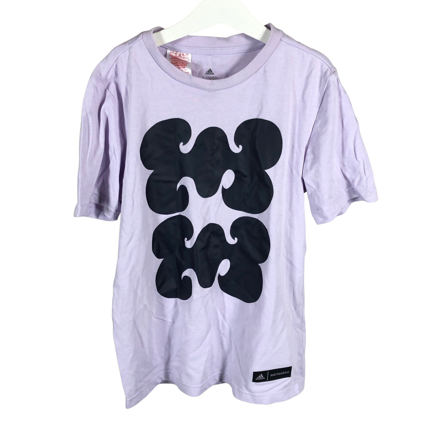 Tyttöjen Adidas - T-paita, koko 146 - 152 - Violetti (1)