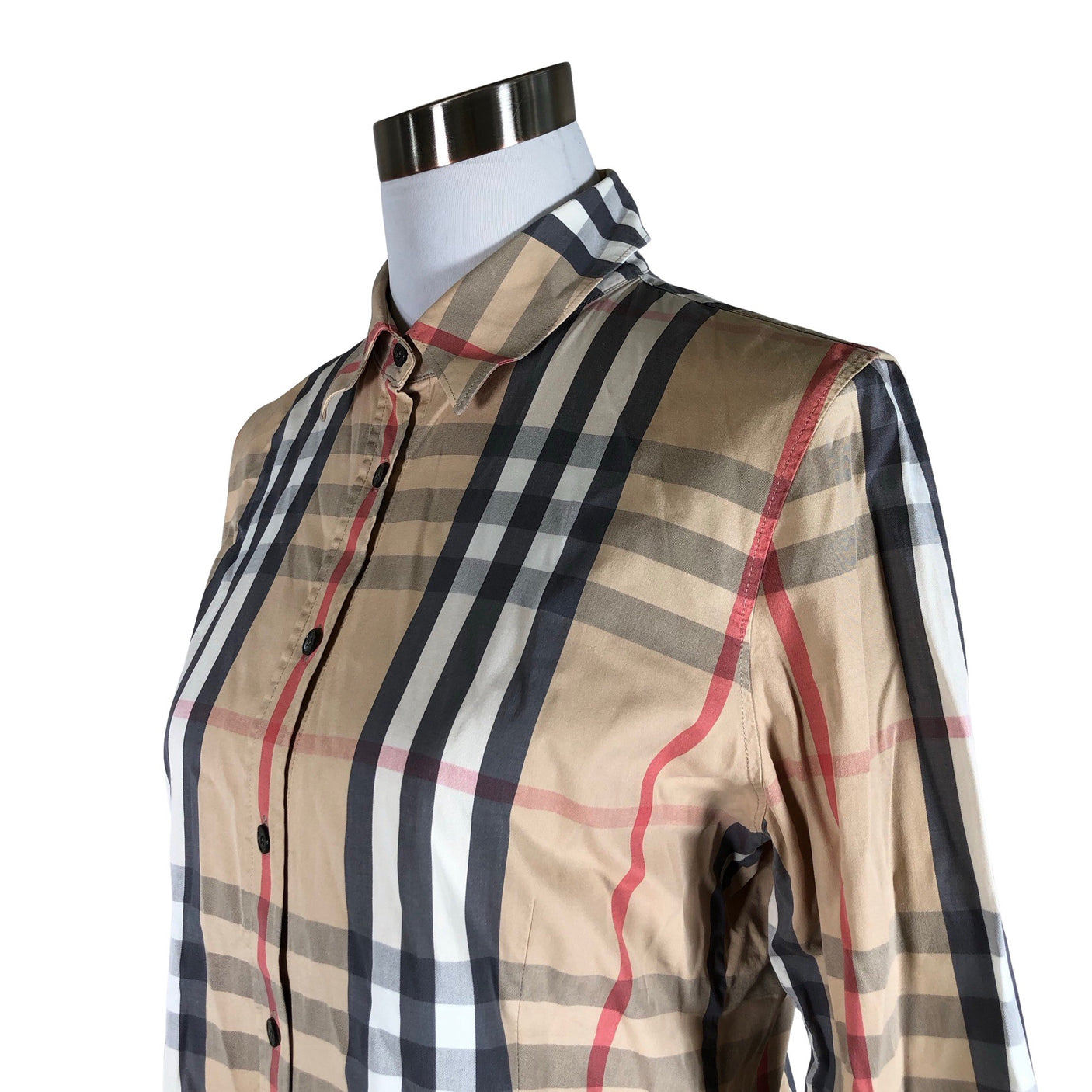 Naisten Burberry - Kauluspaita, koko 40 - Ruskea (3)