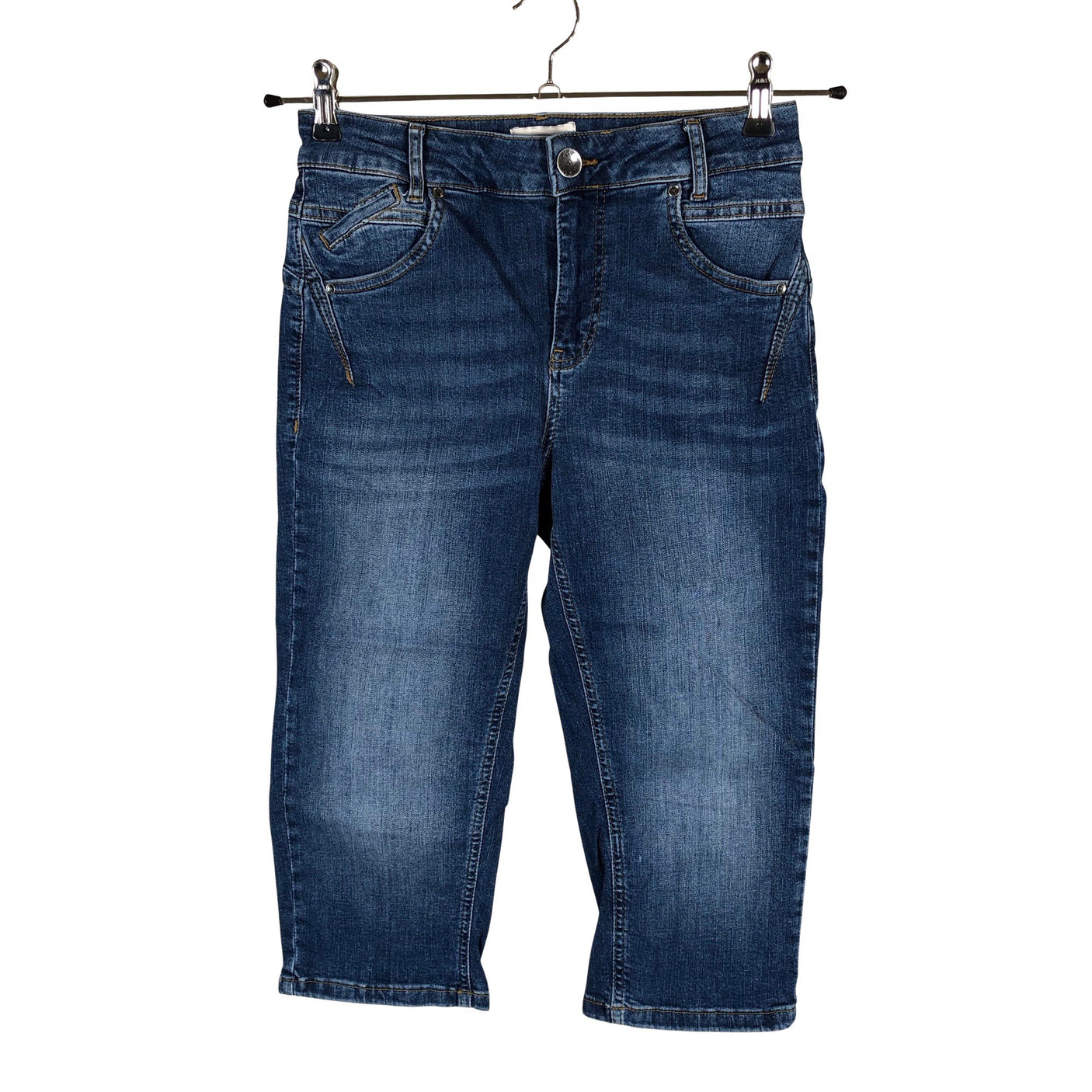 Naisten Pulz Jeans - Farkkucaprit, koko W29 - Sininen (1)