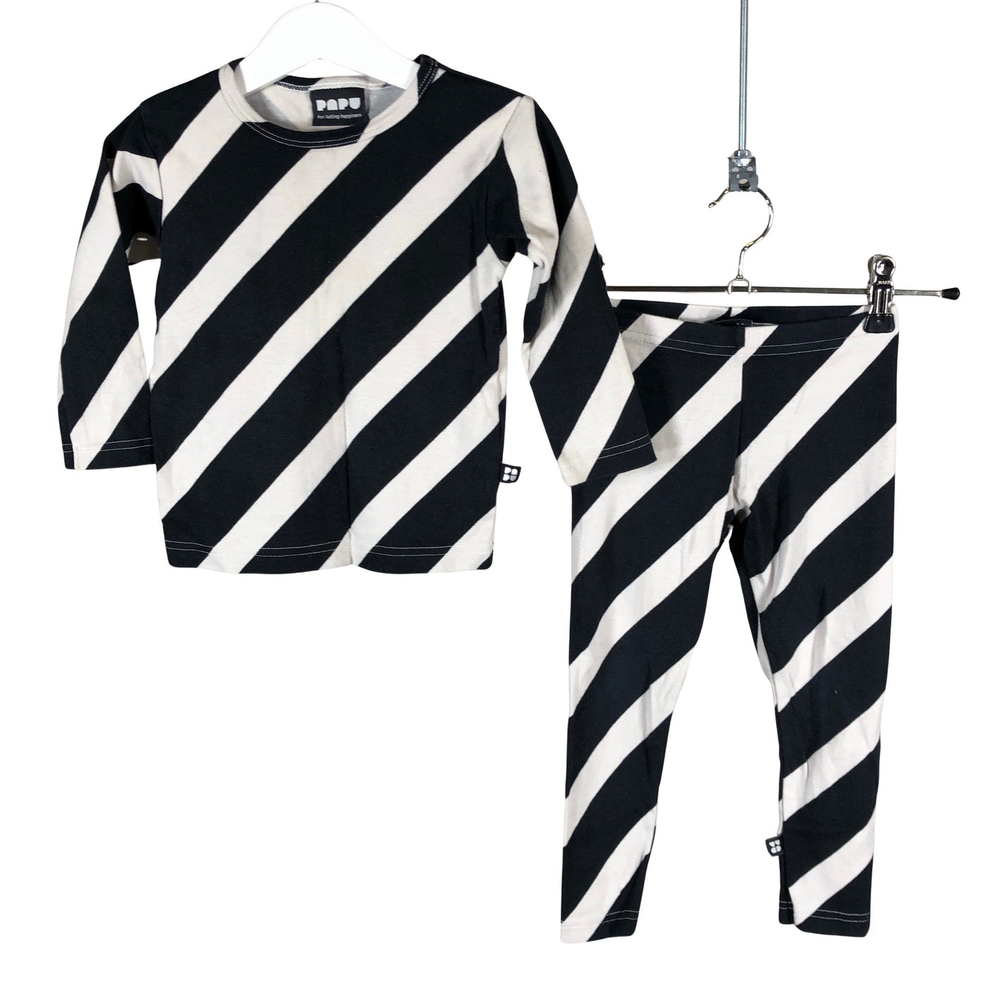 Unisex Papu - Trikoopaita, koko 86 - 92 - Musta (1)