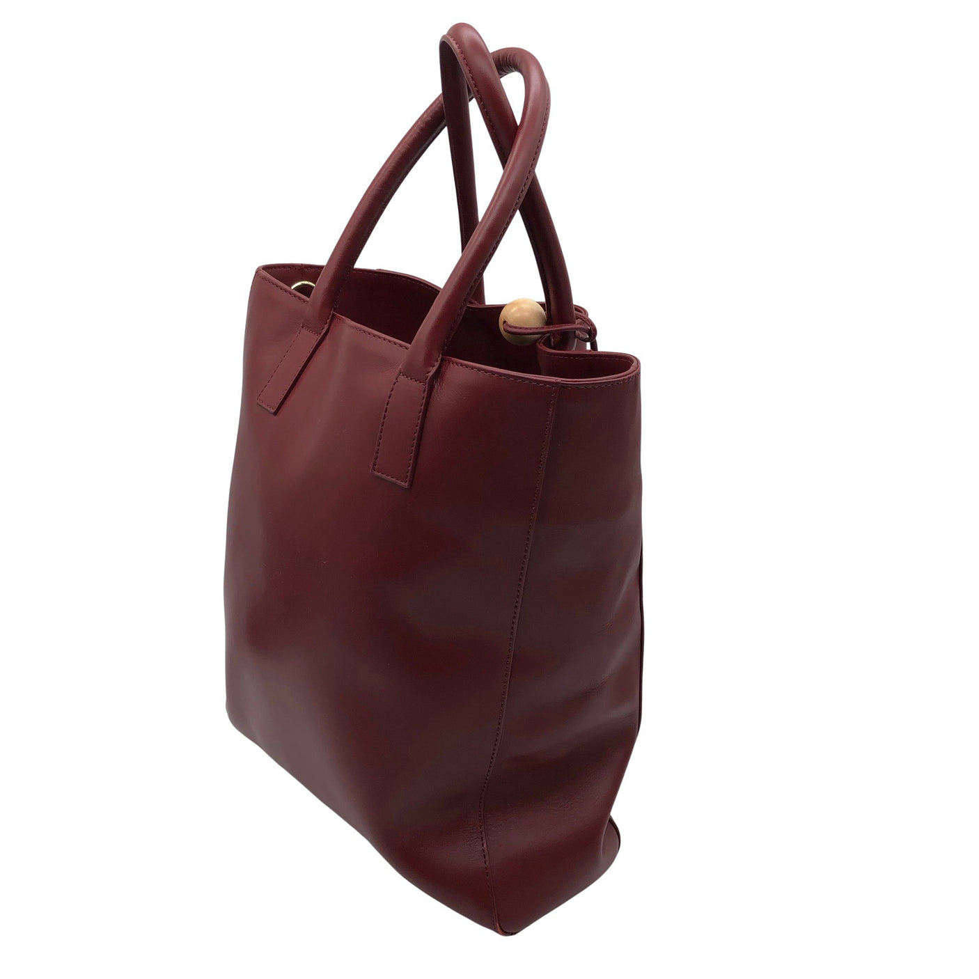 Naisten Aarikka - Käsilaukku, koko Maxi - Viininpunainen (2)