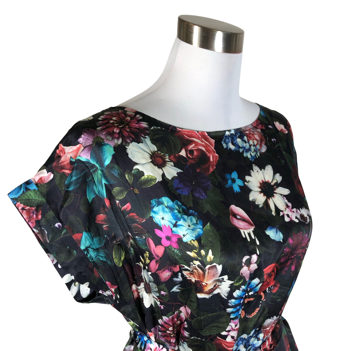 Naisten Uhana Design - Sifonkimekko, koko 36 - Musta (3)