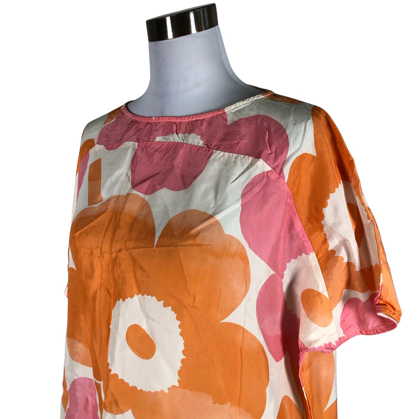 Naisten Marimekko - Sifonkimekko, koko 40 - Vaaleanpunainen (3)