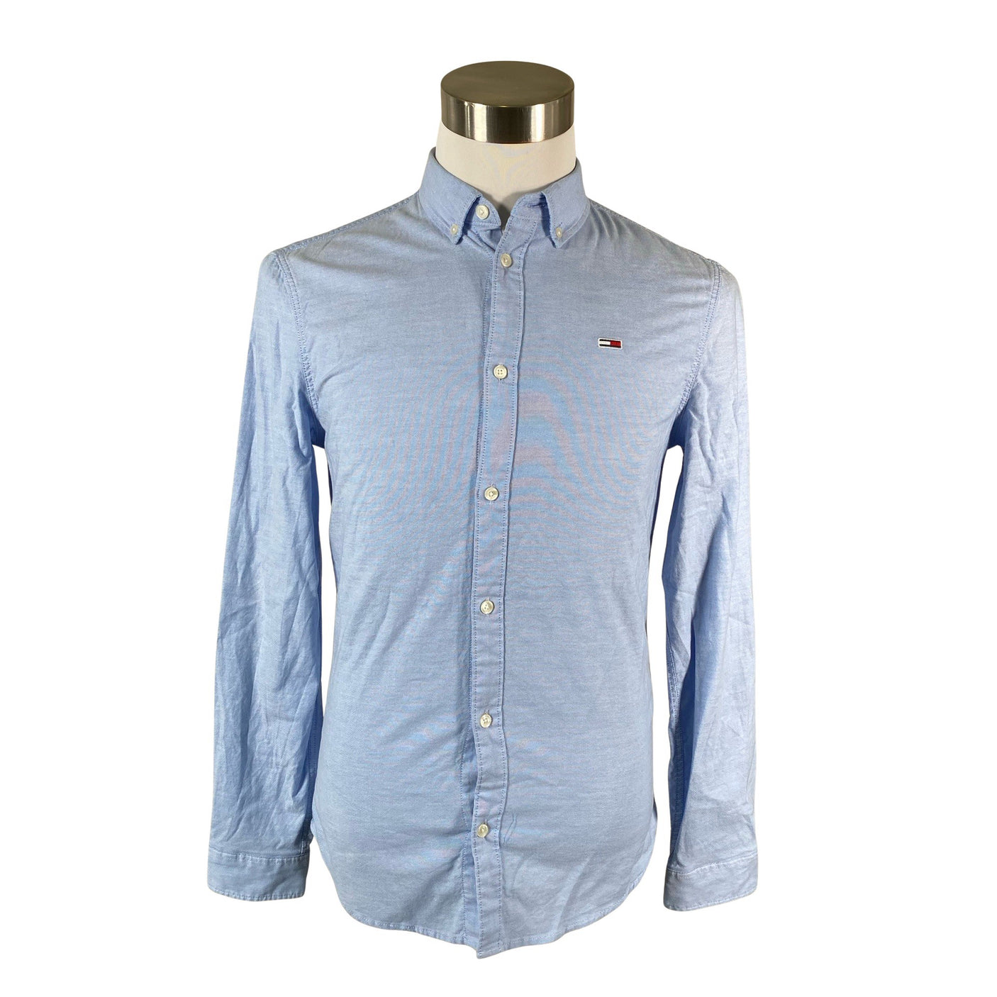 Miesten Tommy Jeans (Tommy Hilfiger) - Kauluspaita, koko S - Vaaleansininen (1)