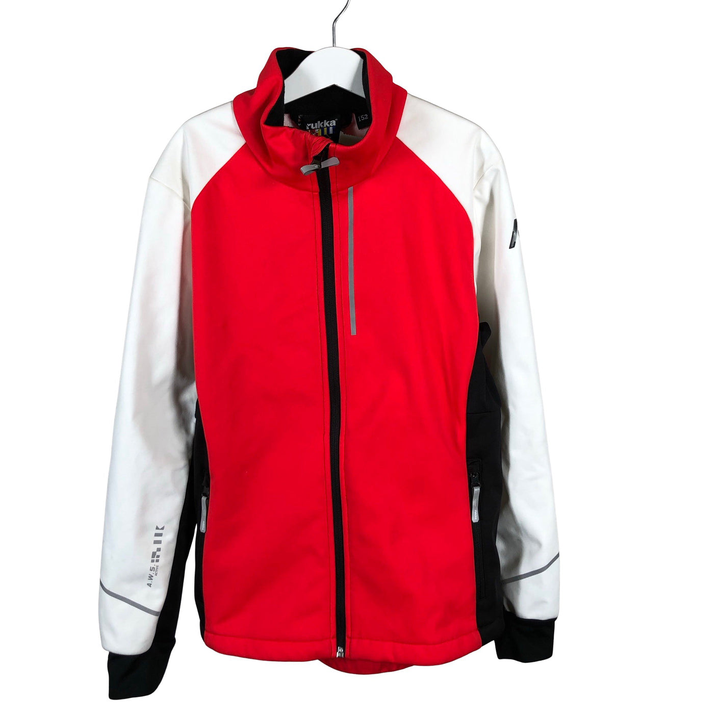Unisex Rukka - Softshell-takki, koko 146 - 152 - Punainen (1)