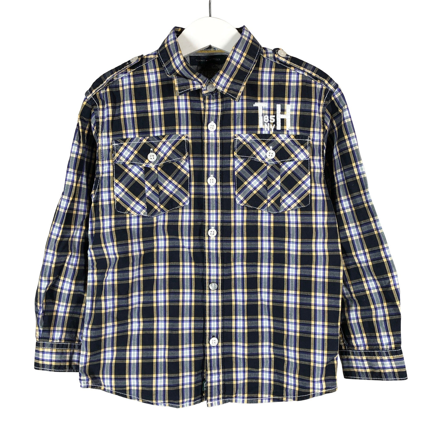 Unisex Tommy Hilfiger - Kauluspaita, koko 110 - 116 - Musta (1)