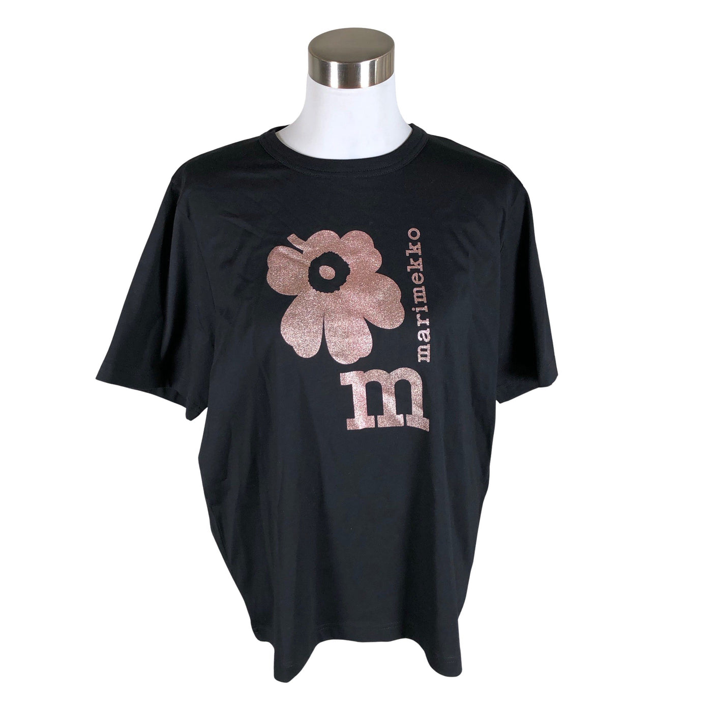 Naisten Marimekko - T-paita, koko 40 - Musta (1)