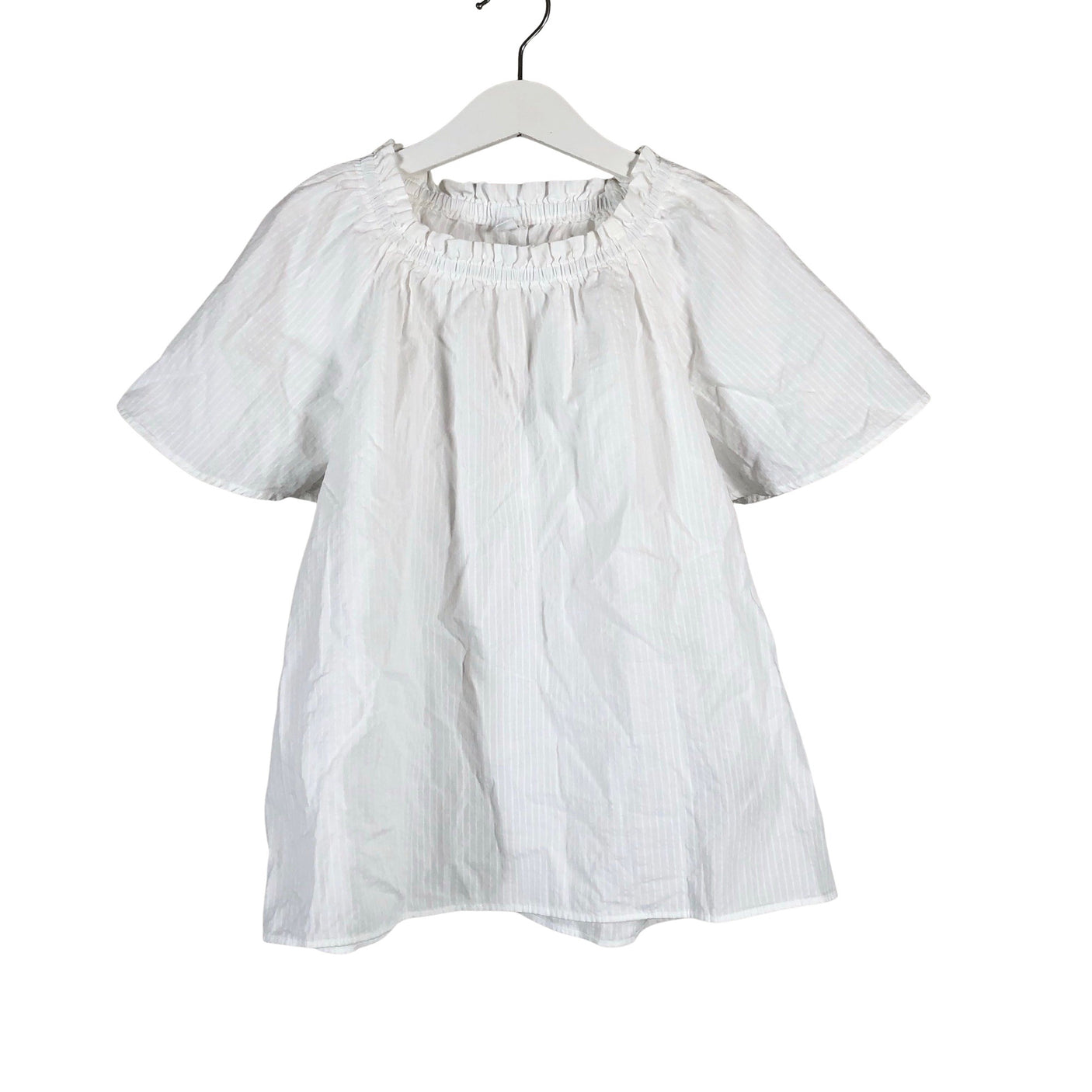 Tyttöjen Uniqlo - Lyhythihainen pusero, koko 134 - 140 - Valkoinen (1)