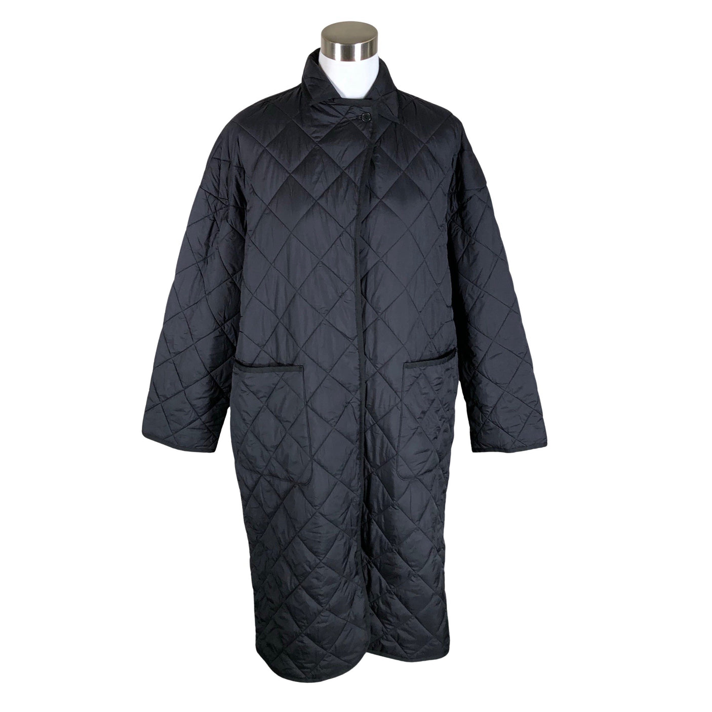 Naisten Uniqlo - Tikkitakki, koko 38 - Musta (1)