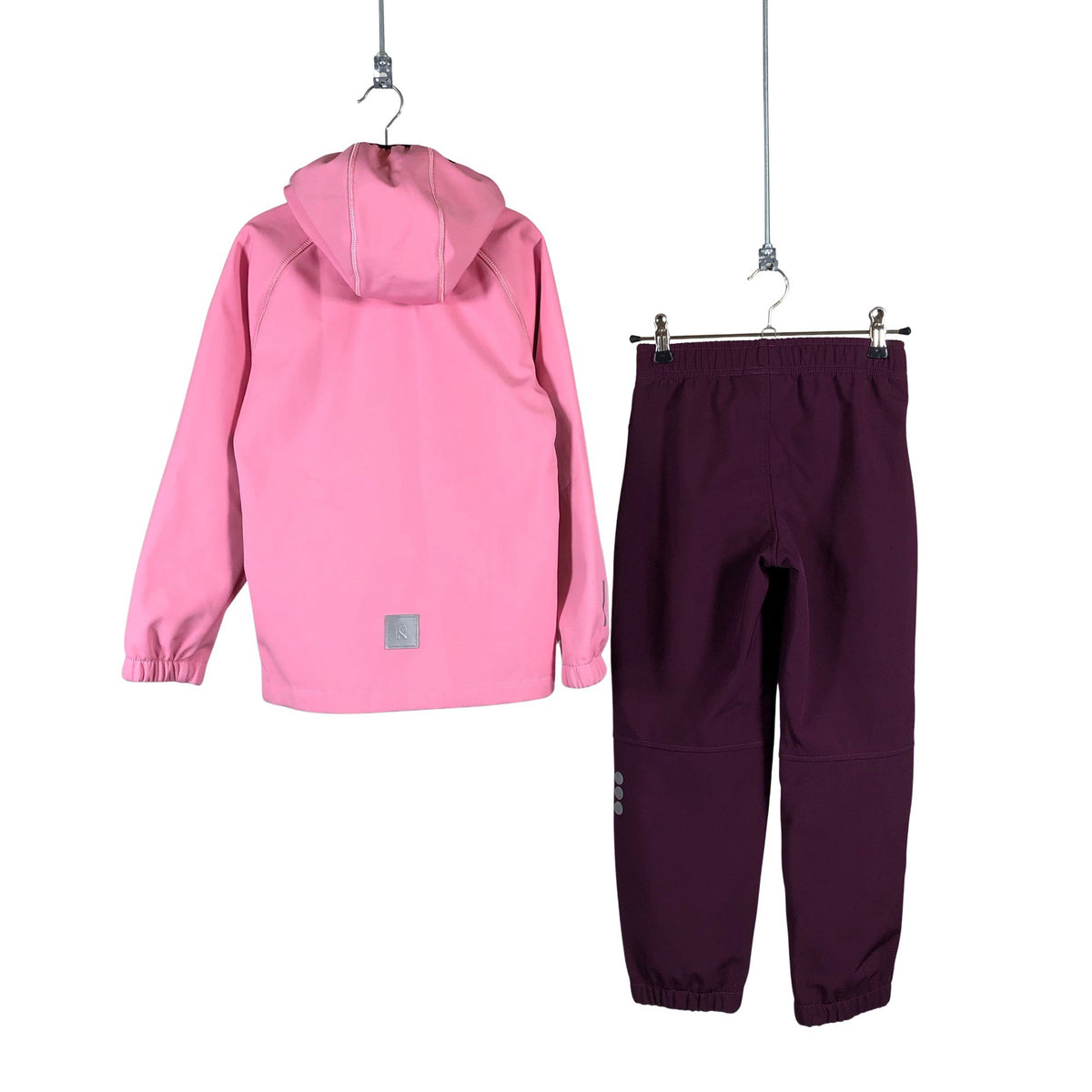 Tyttöjen Reima - Softshell-takki, koko 122 - 128 - Vaaleanpunainen (2)