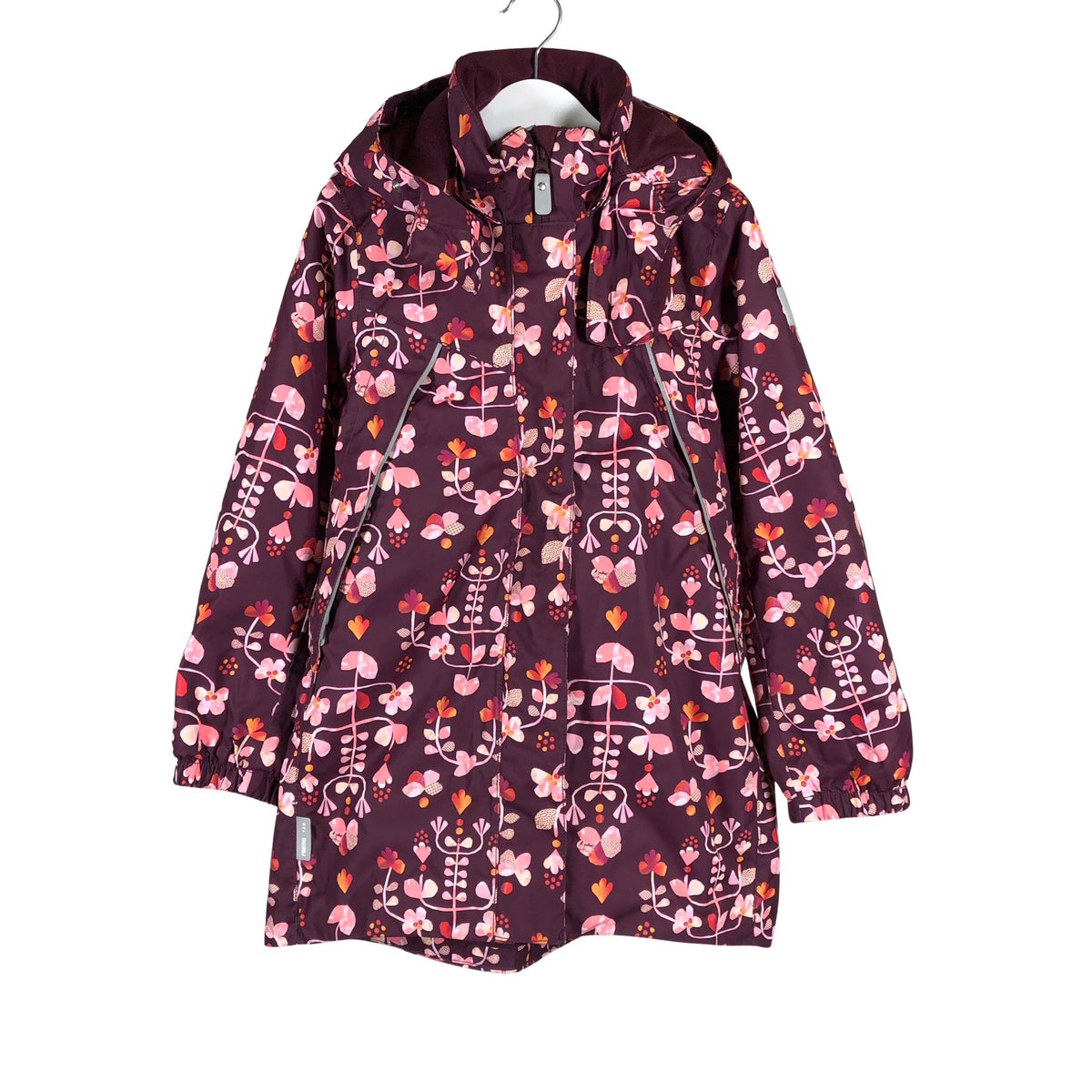 Tyttöjen Reimatec - Toppatakki, koko 122 - 128 - Violetti (1)