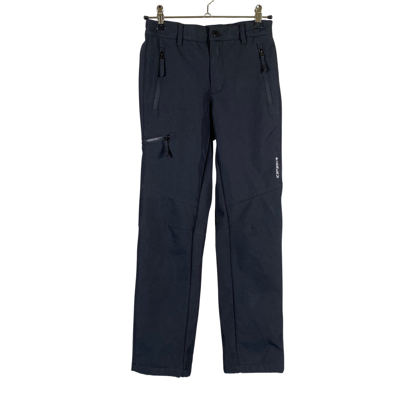 Unisex Icepeak - Softshell-housut, koko 134 - 140 - Musta (1)