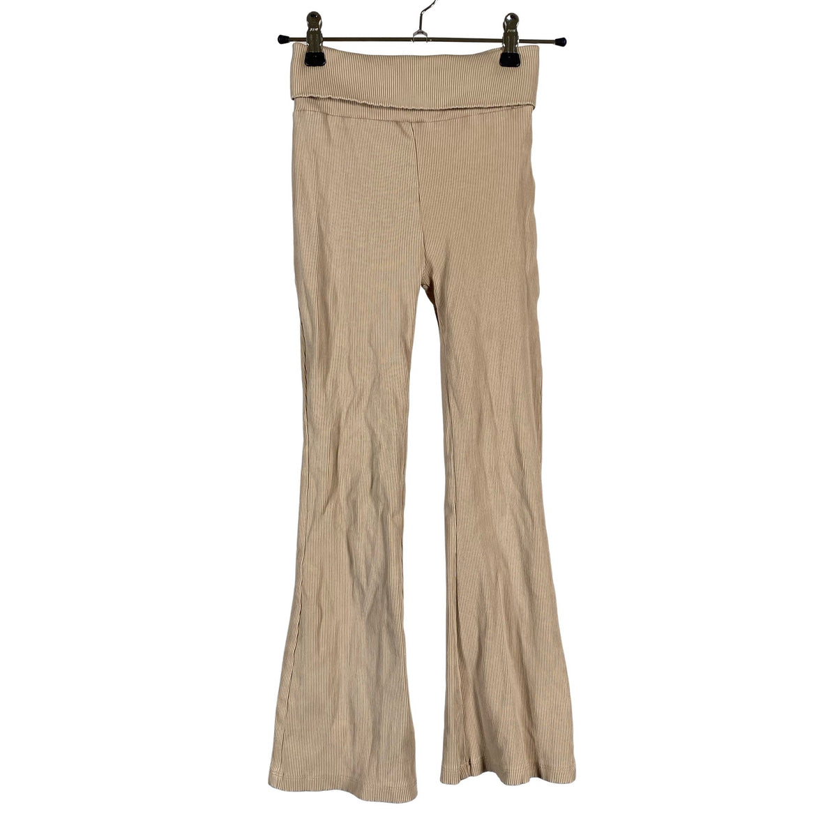 Tyttöjen Lindex - Trikoohousut, koko 134 - 140 - Beige (1)
