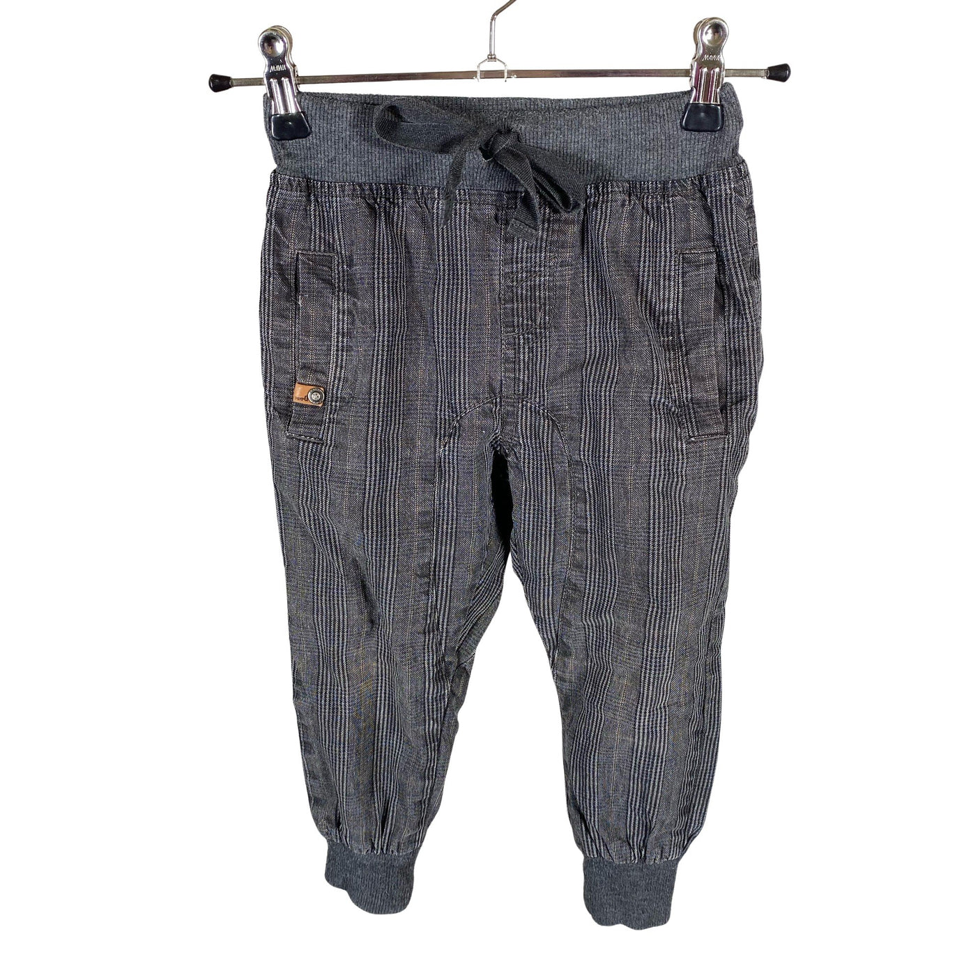 Unisex POMPdeLUX - Kangashousut, koko 86 - 92 - Harmaa (1)