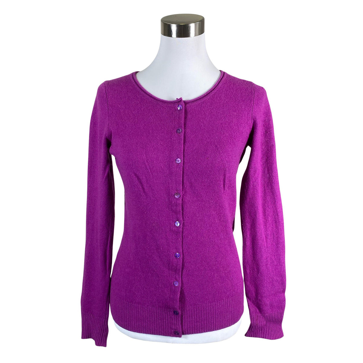 Naisten Benetton - Neuletakki, koko 38 - Violetti (1)